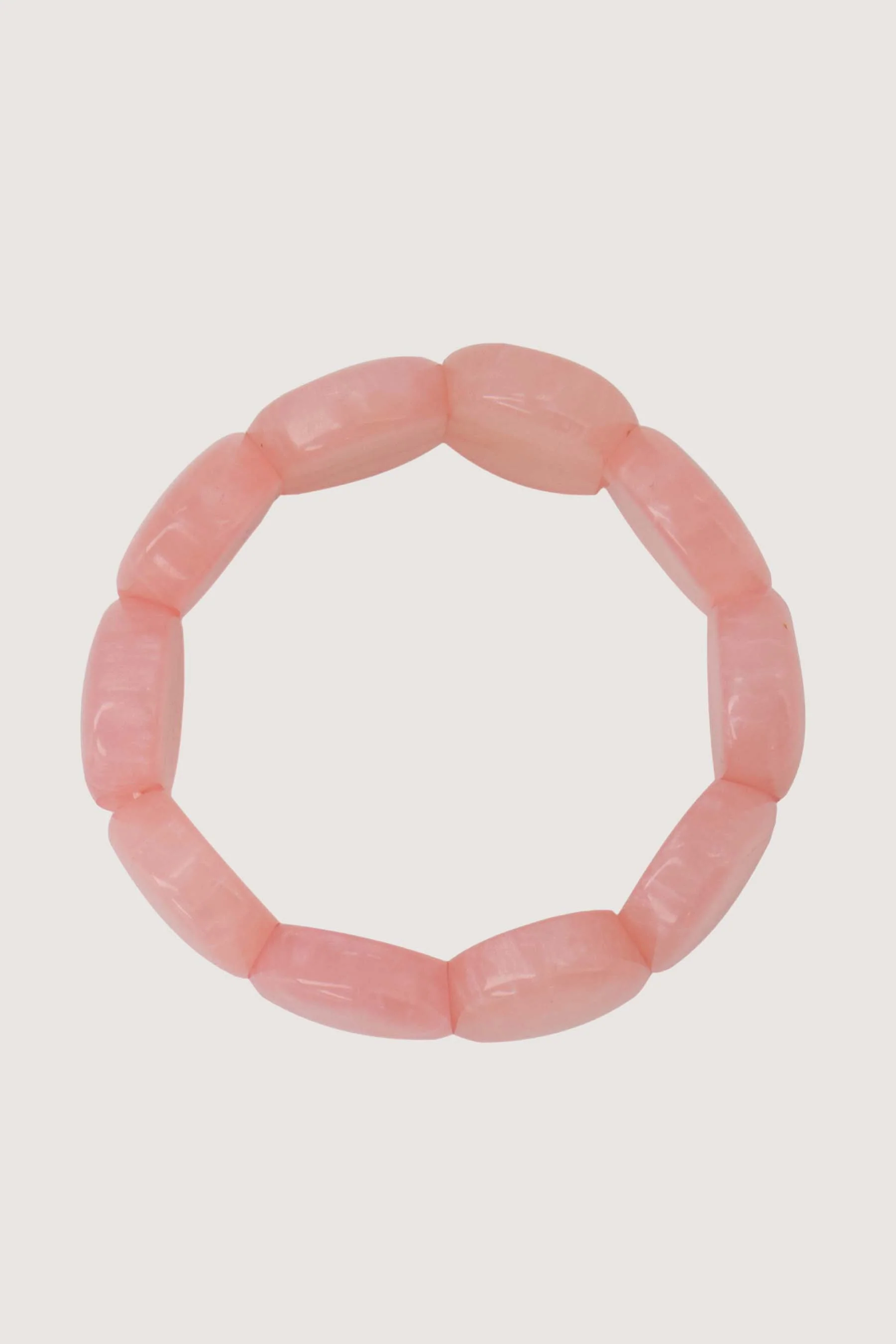 armband van kralen elastiek | crispy pink - Image 3