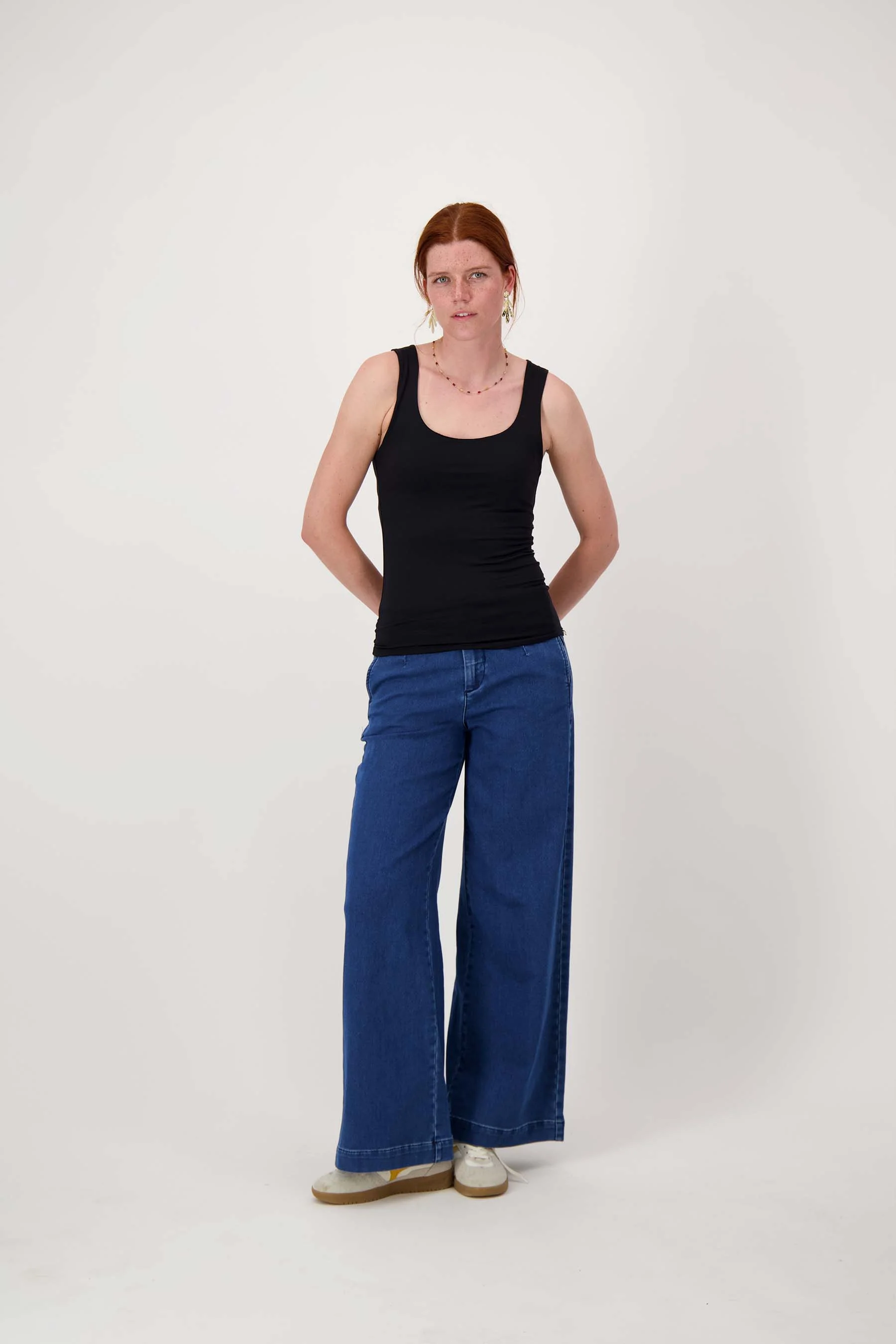 basic singlet met stretch | black - Image 3