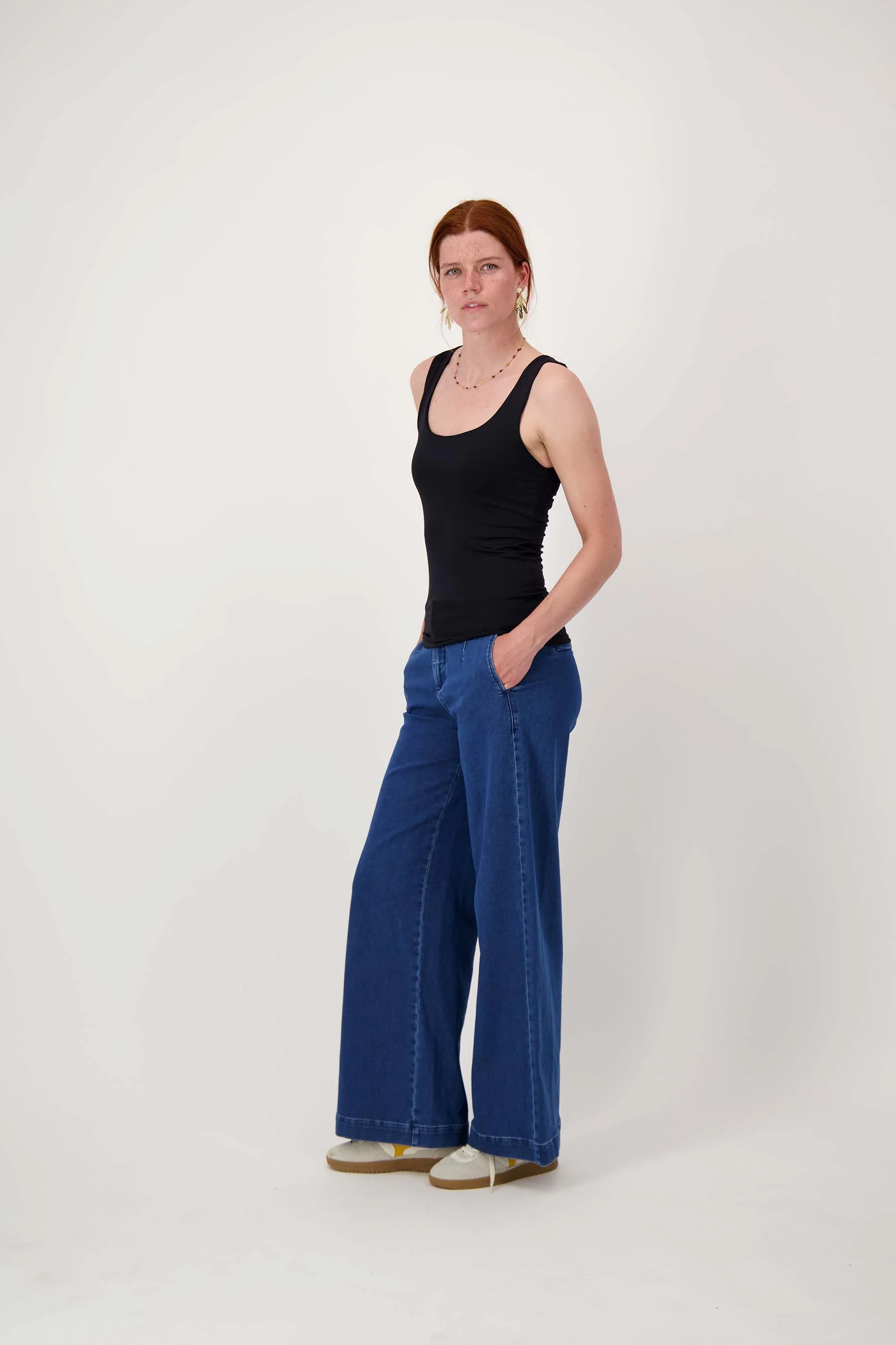 basic singlet met stretch | black - Image 4