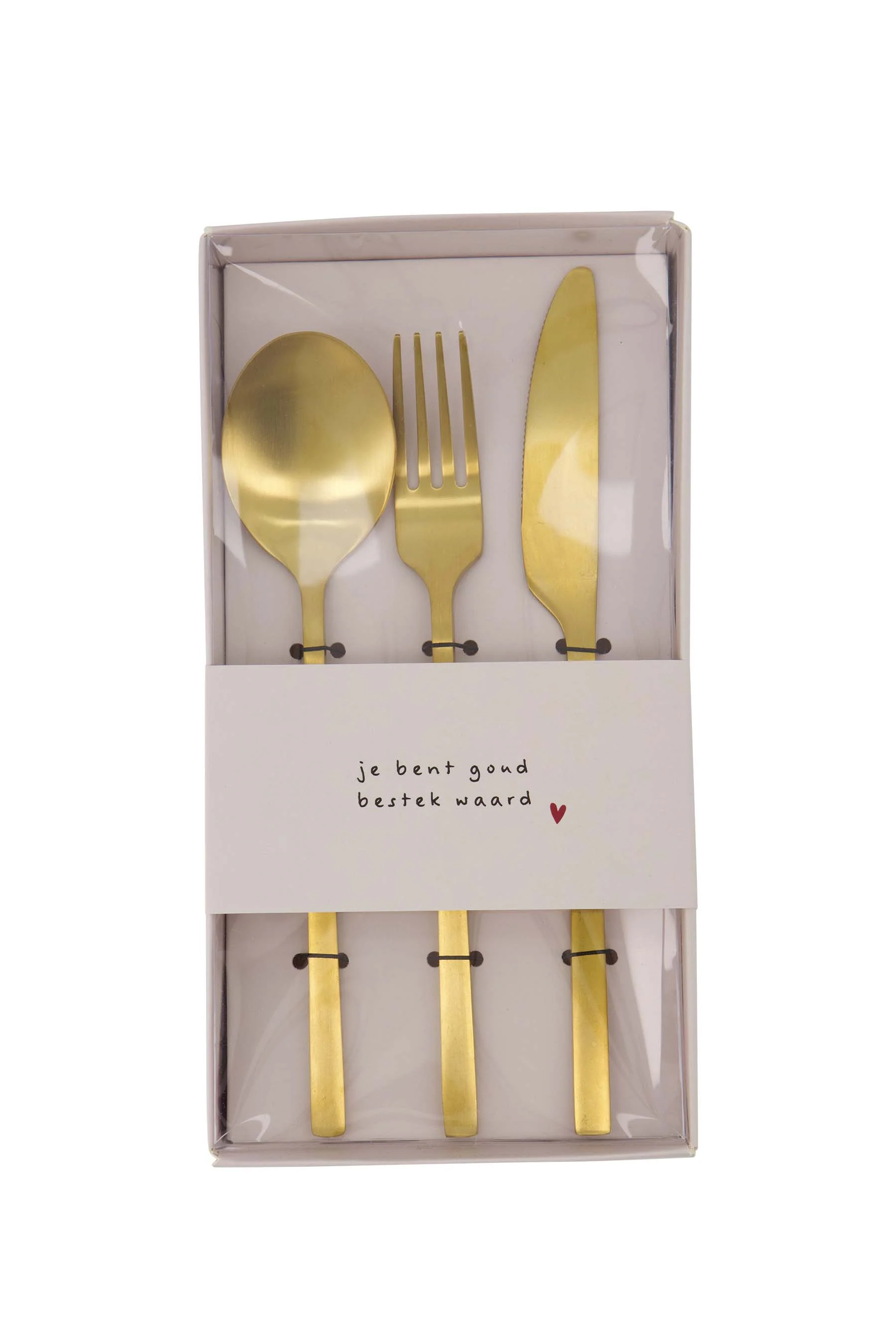 bestekset 3-delig goud | gold - Image 3