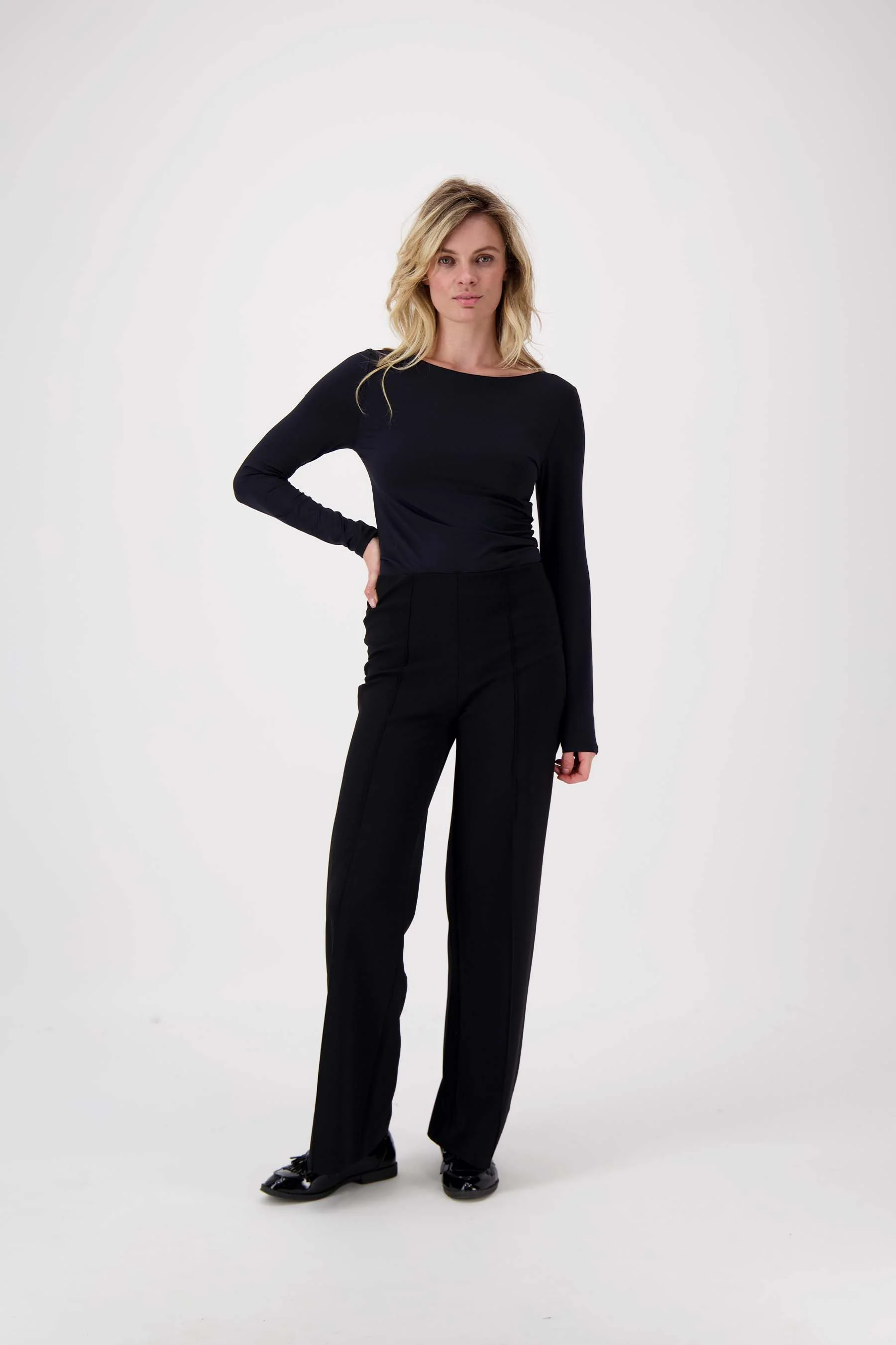 broek met naad | black - Image 4