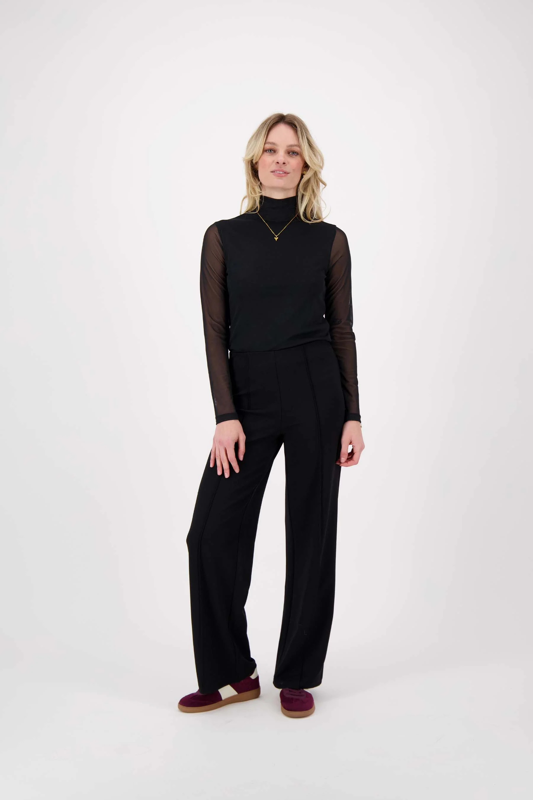 broek met naad | black - Image 5