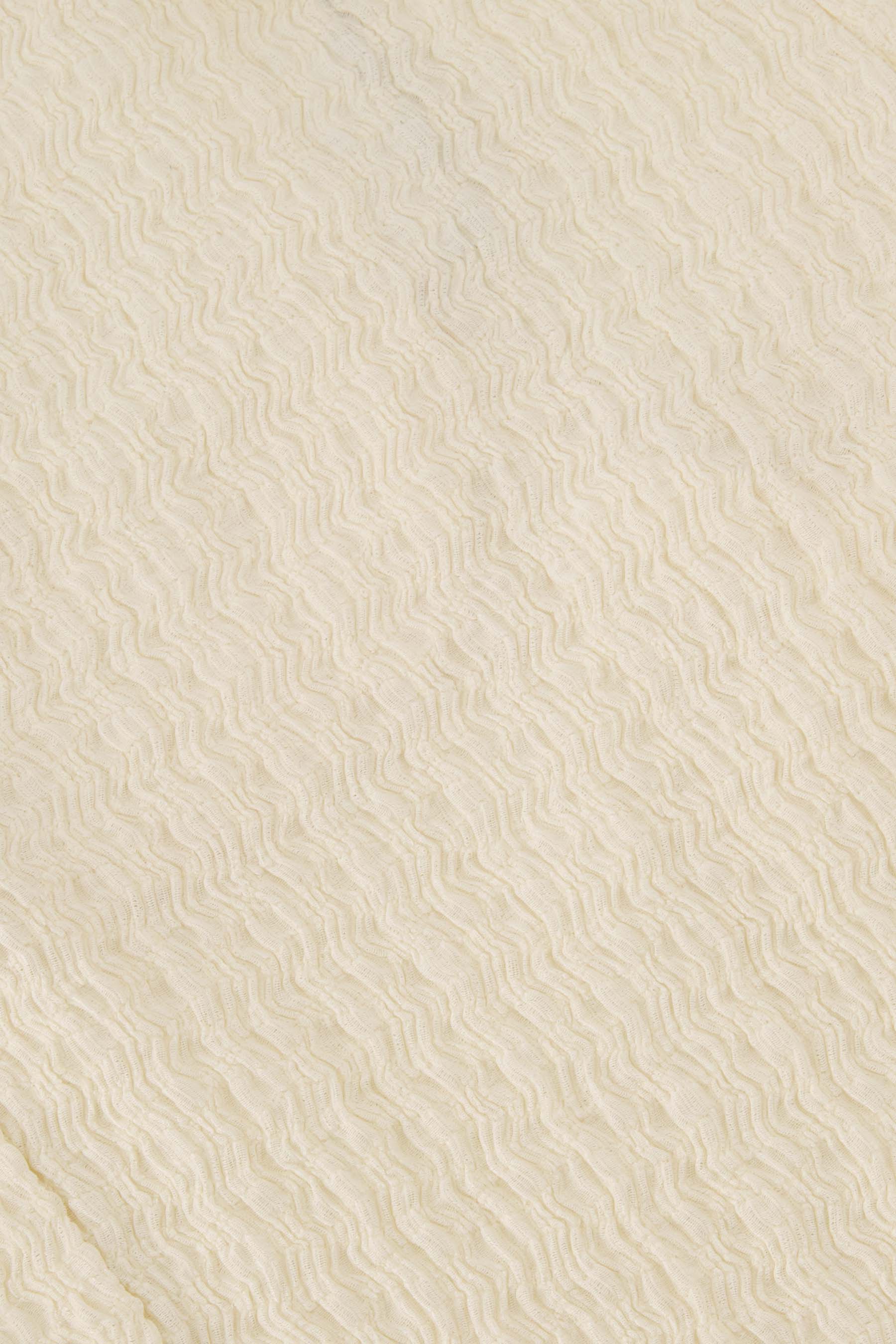 broek van crinkle stof | off white - Image 6