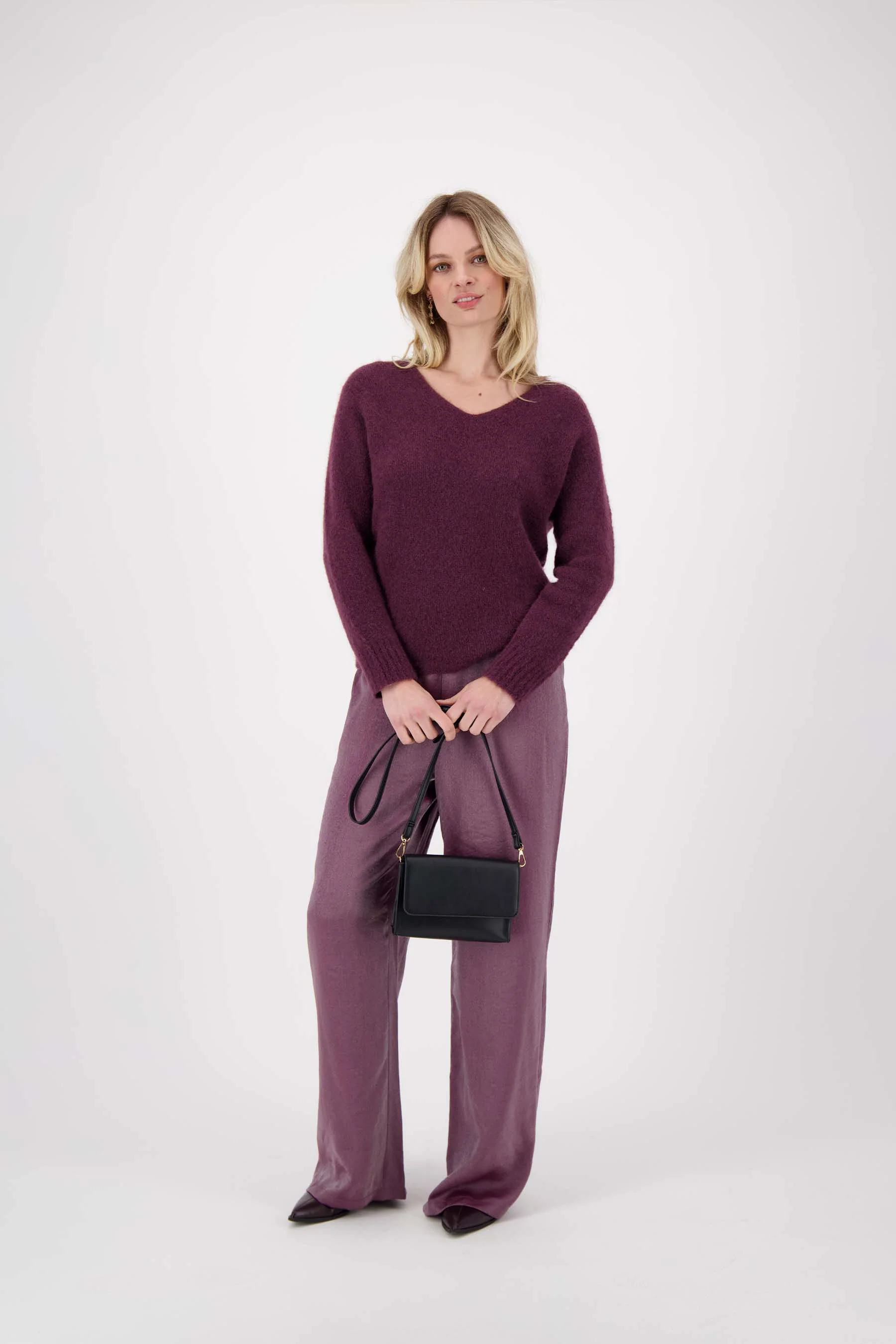 clutch met hart spiegel | black - Image 3