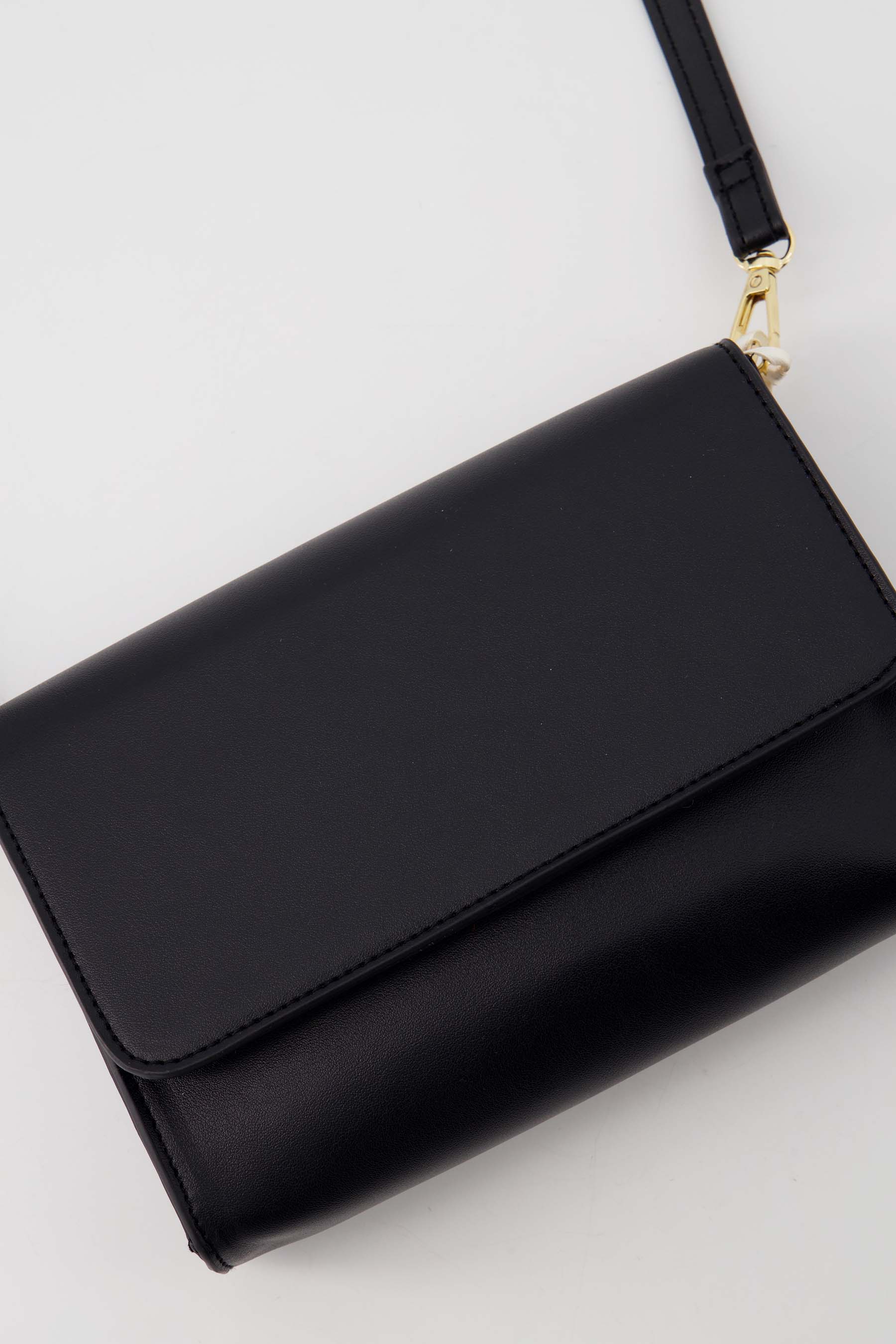 clutch met hart spiegel | black - Image 4