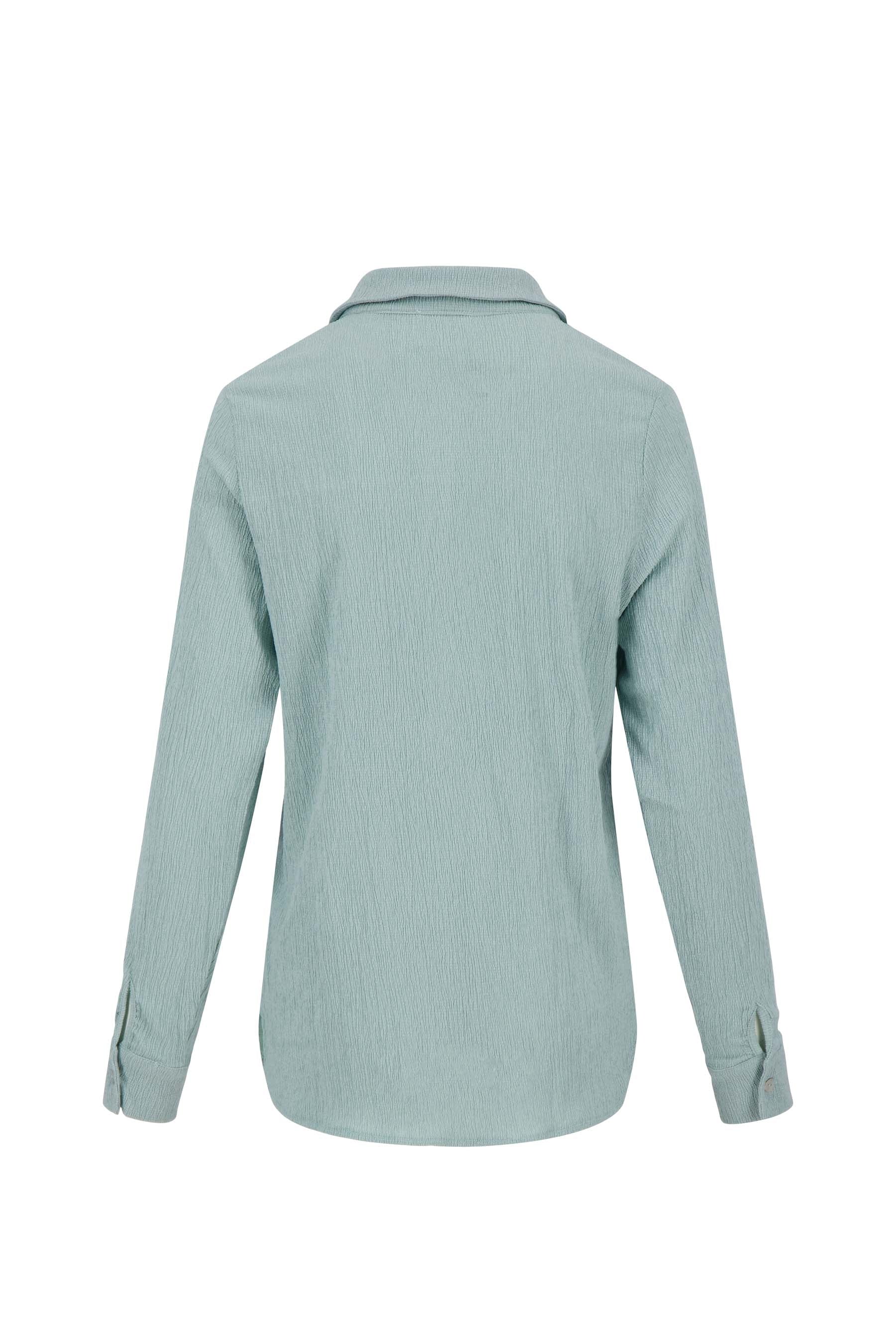 crincle blouse 3/4 mouw | ash blue - Image 3