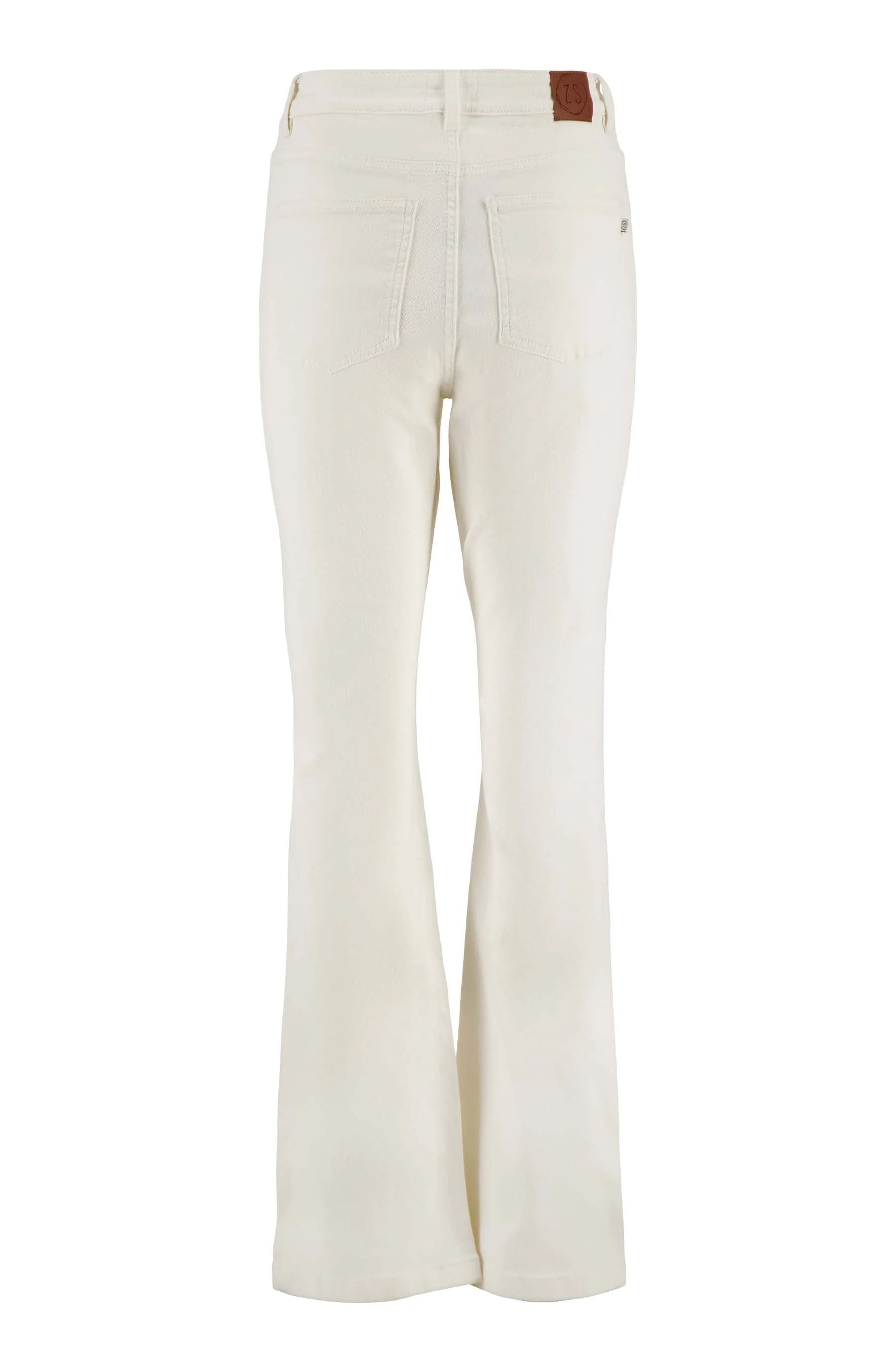 flared jeans | off white - Image 4