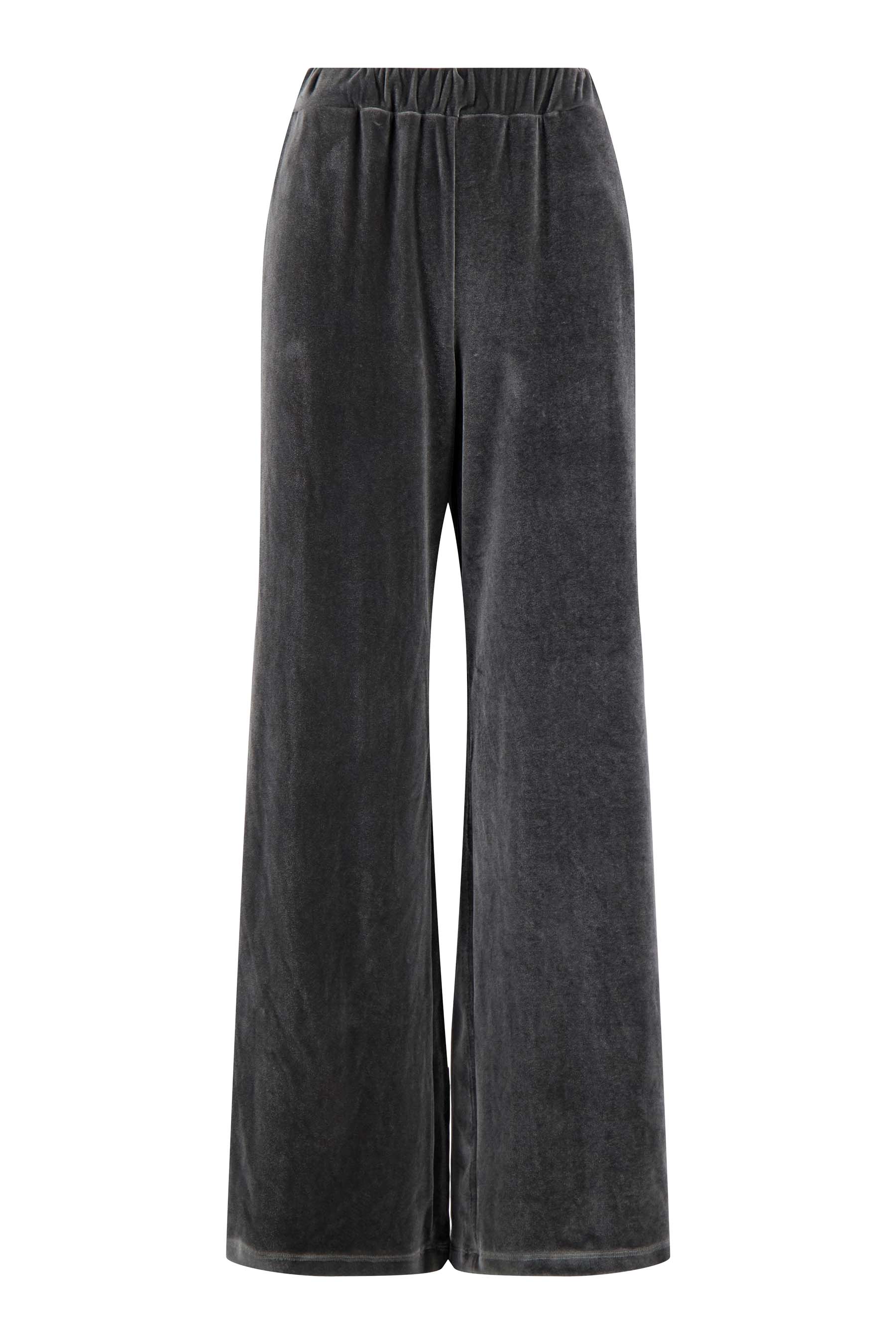 fluwelen broek | antracietgrijs - Image 4