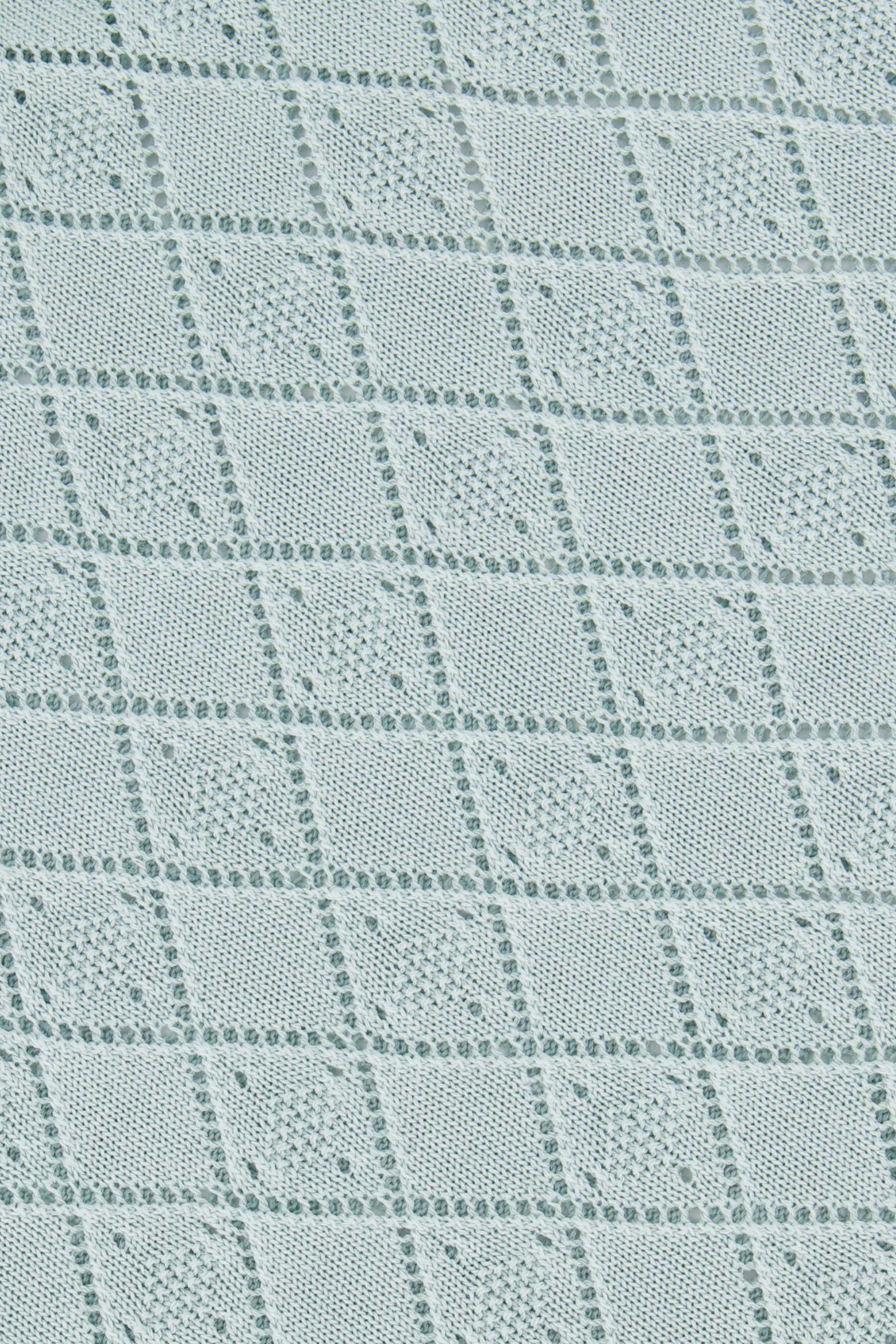 gebreide broek ajour | ash blue - Image 3
