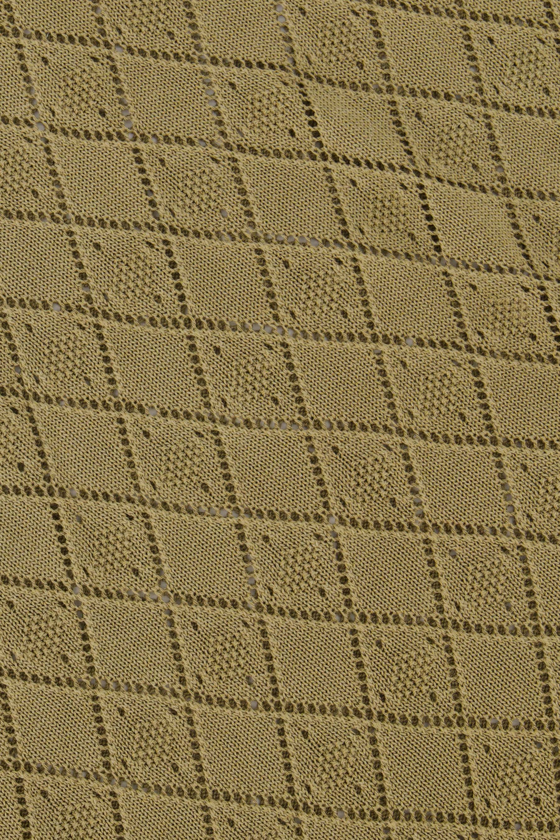 gebreide broek ajour | kaki - Image 3