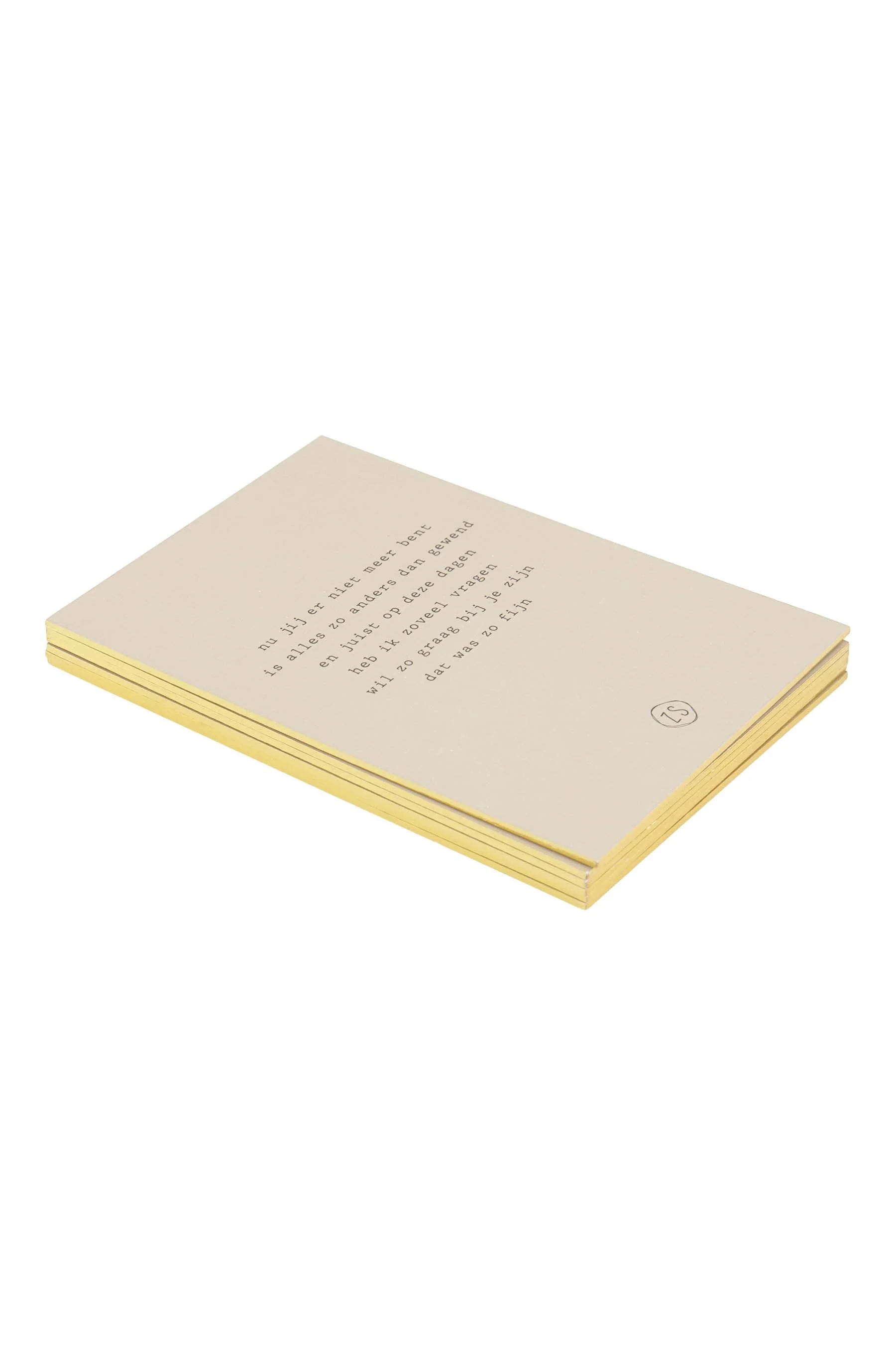gedichtenbundel | white / ochre - Image 3