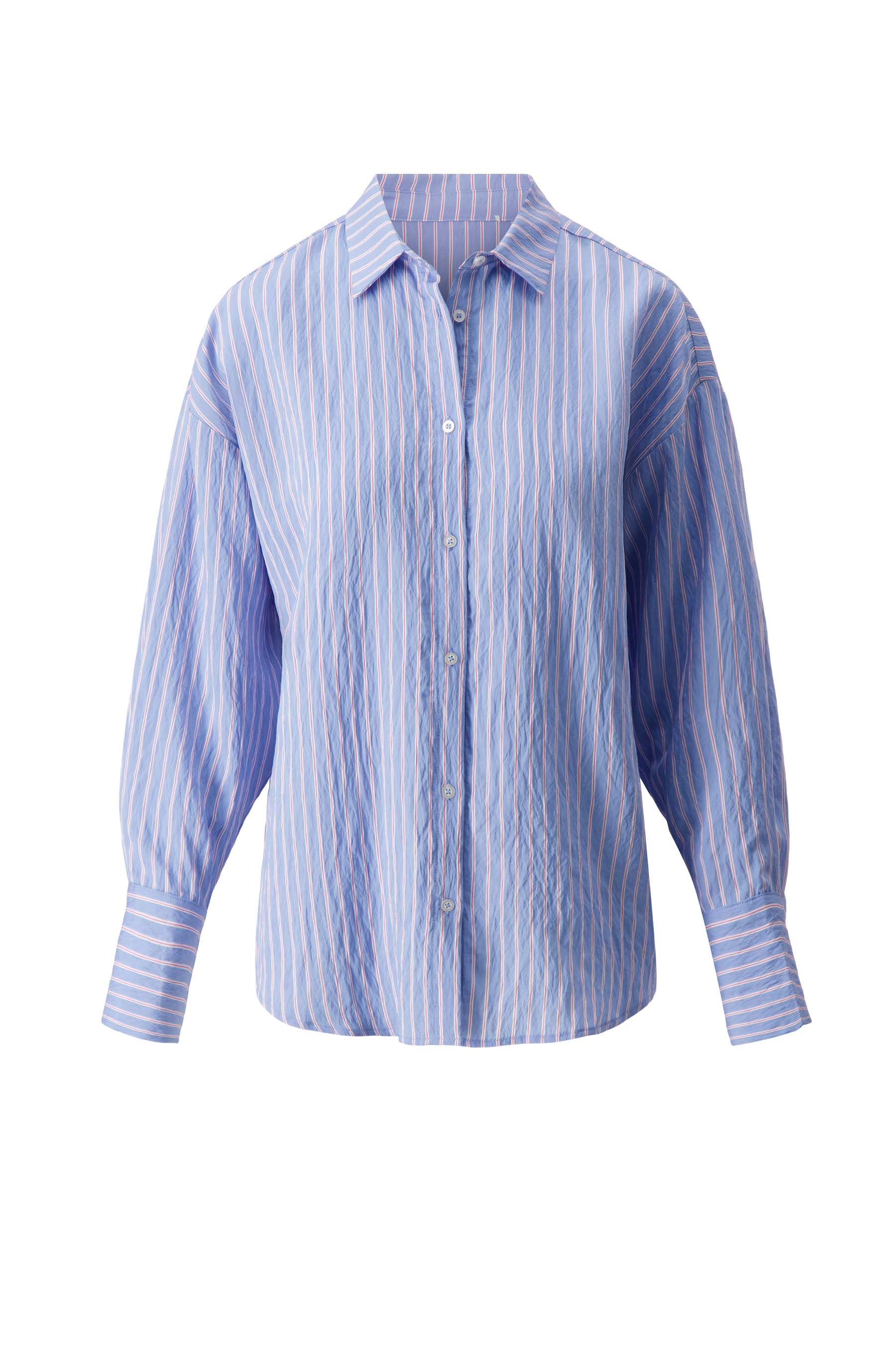 gestreepte blouse | blauw / wit - Image 4