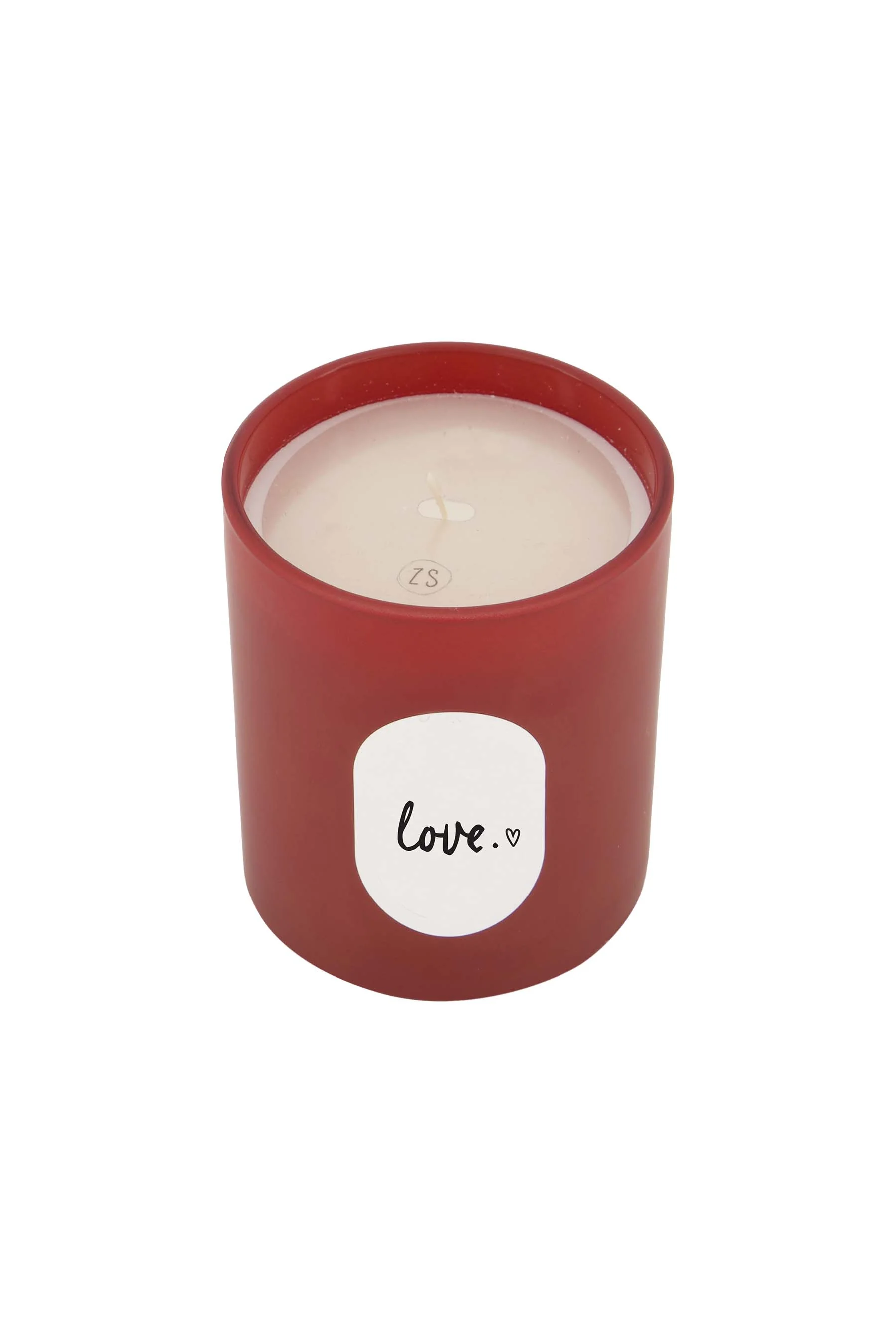 geurkaars glas love rood | red - Image 3