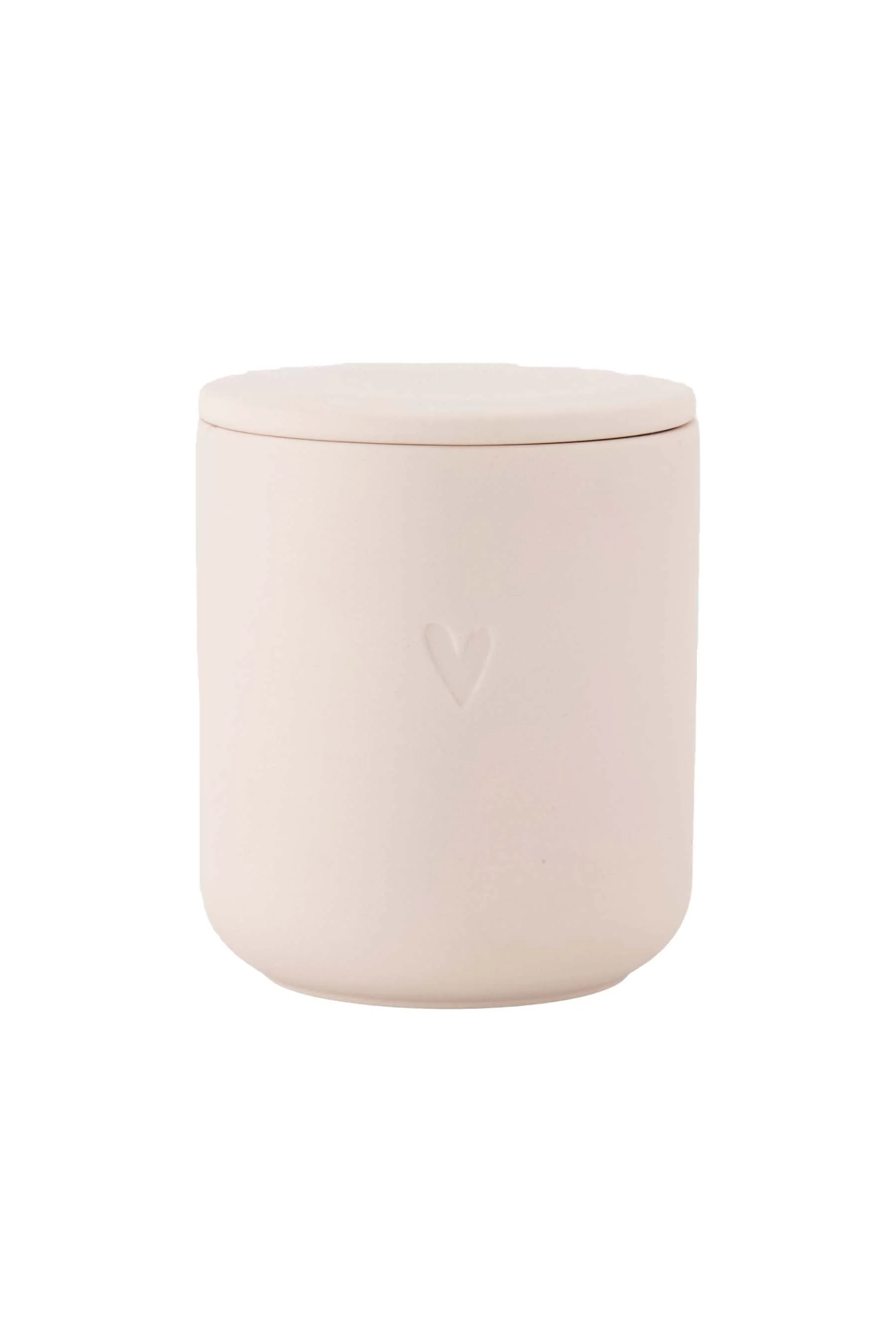 geurkaars keramiek hartje | light pink