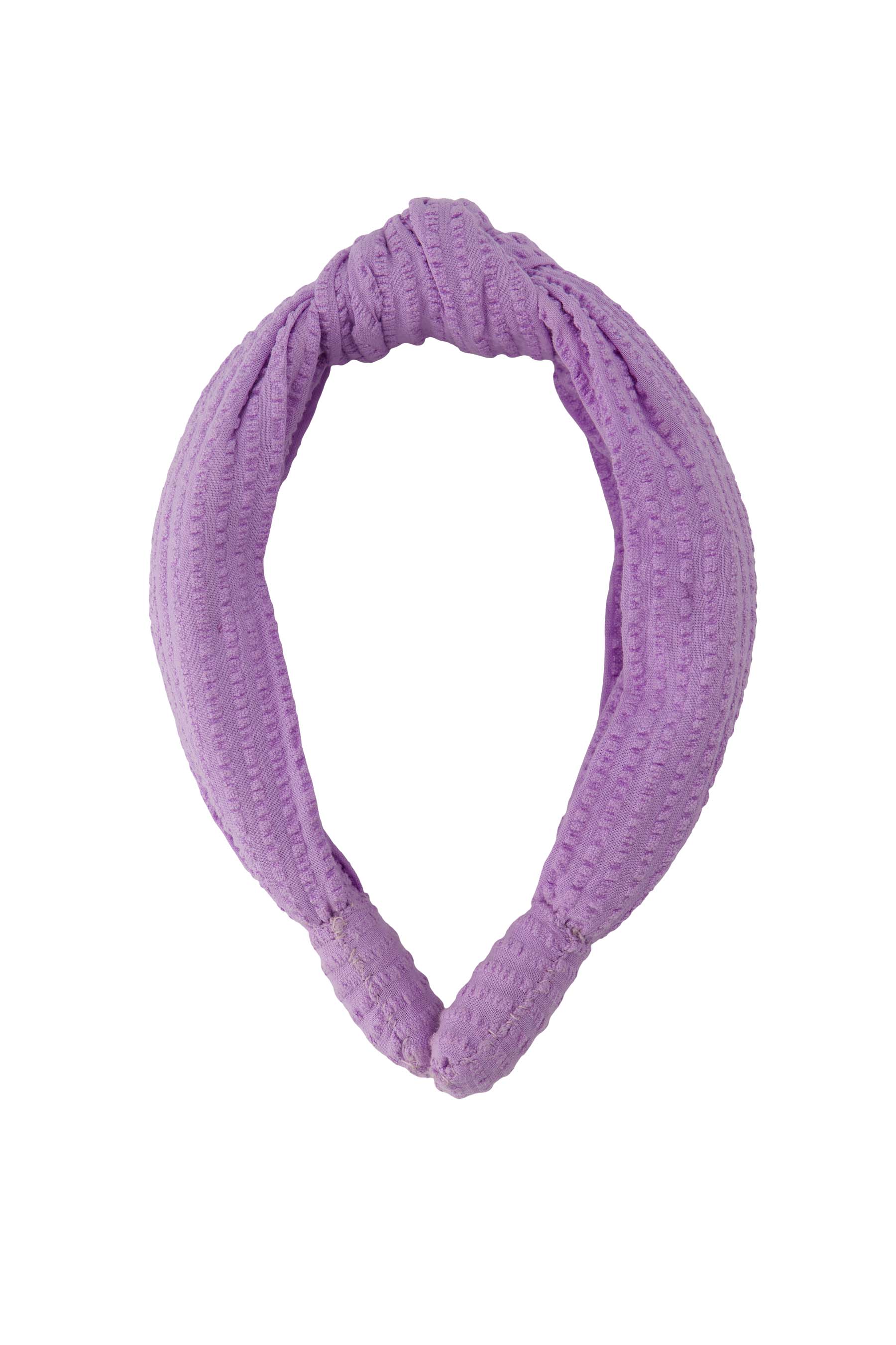 haarband met knoop | lila - Image 2
