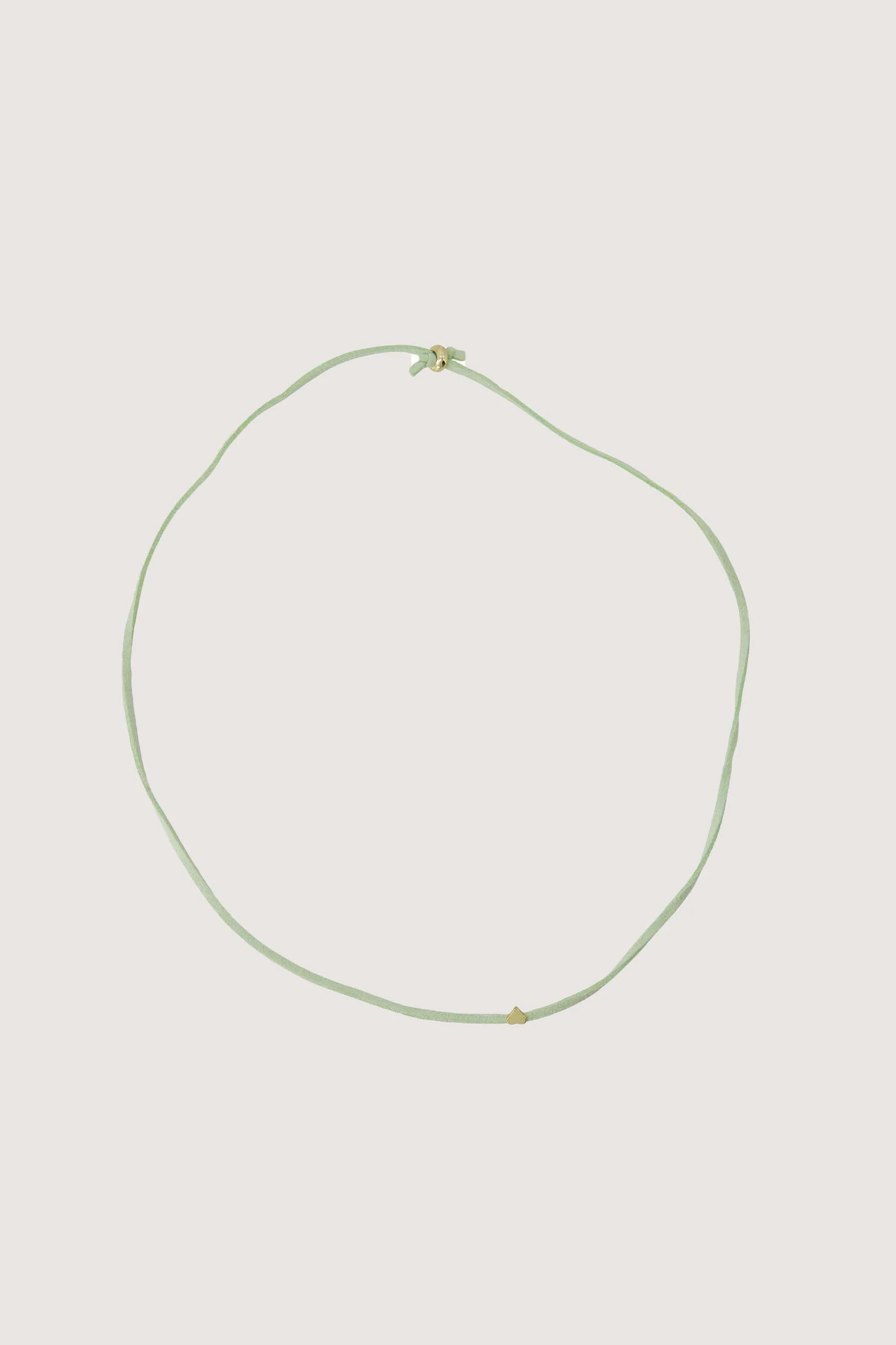 immitatie suede armband met hart | cornflower blue - Image 3