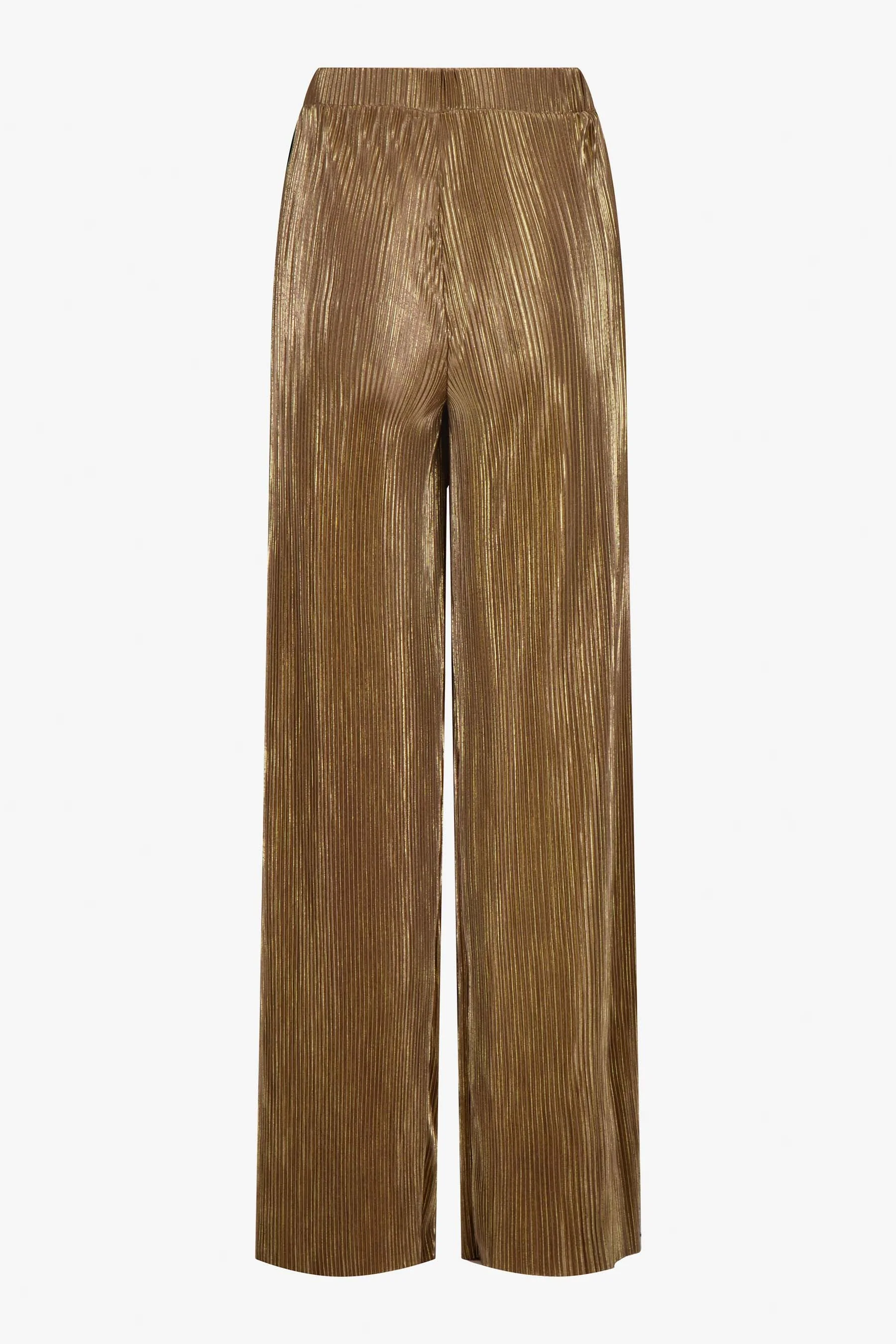 plisse broek | champagne gold - Image 4