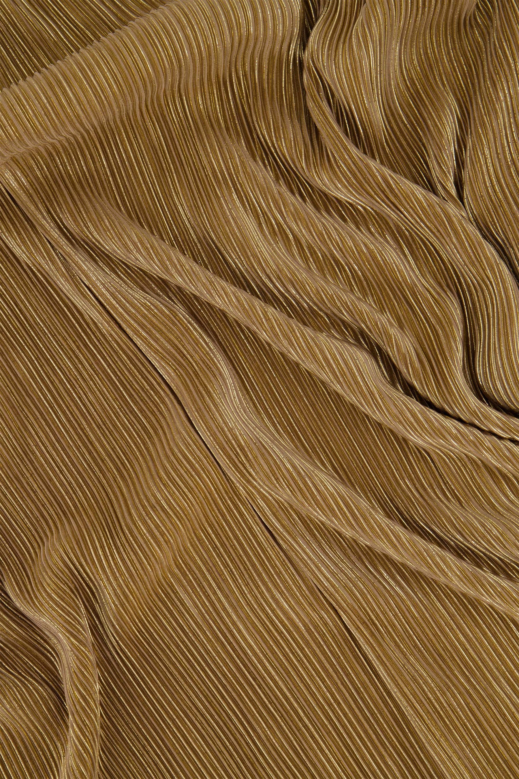 plisse broek | champagne gold - Image 5