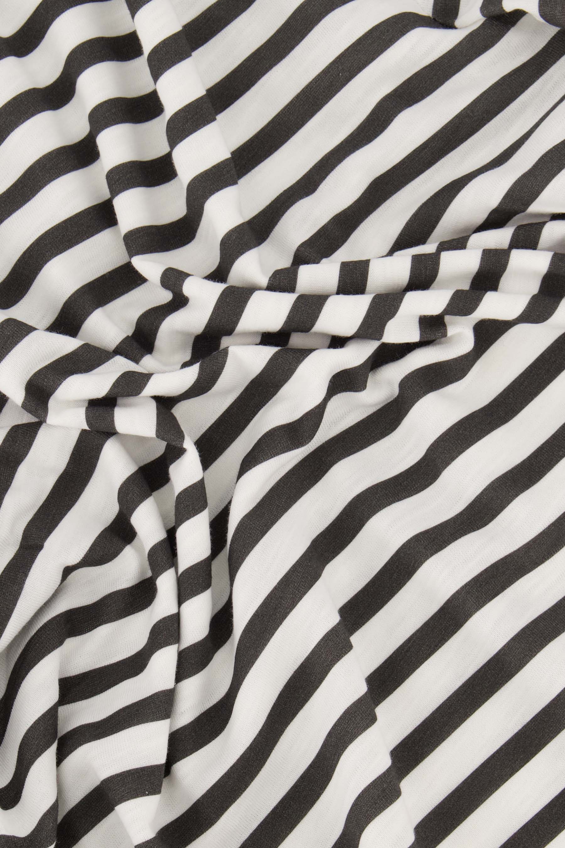 pofmouw top met streep | off white / zwart - Image 5