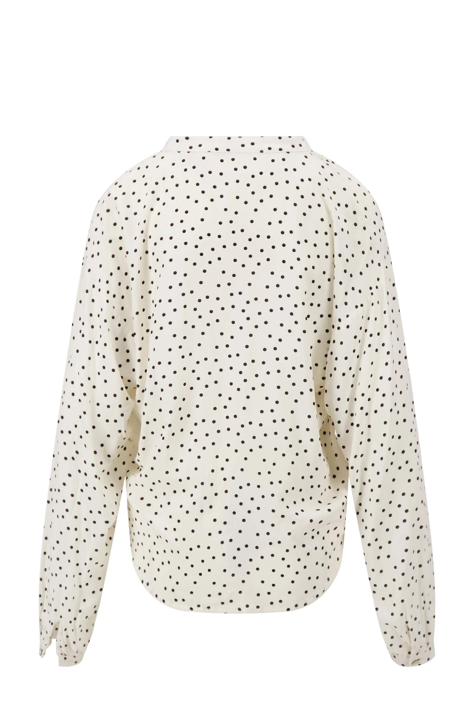polkadot blouse | off white / zwart - Image 4