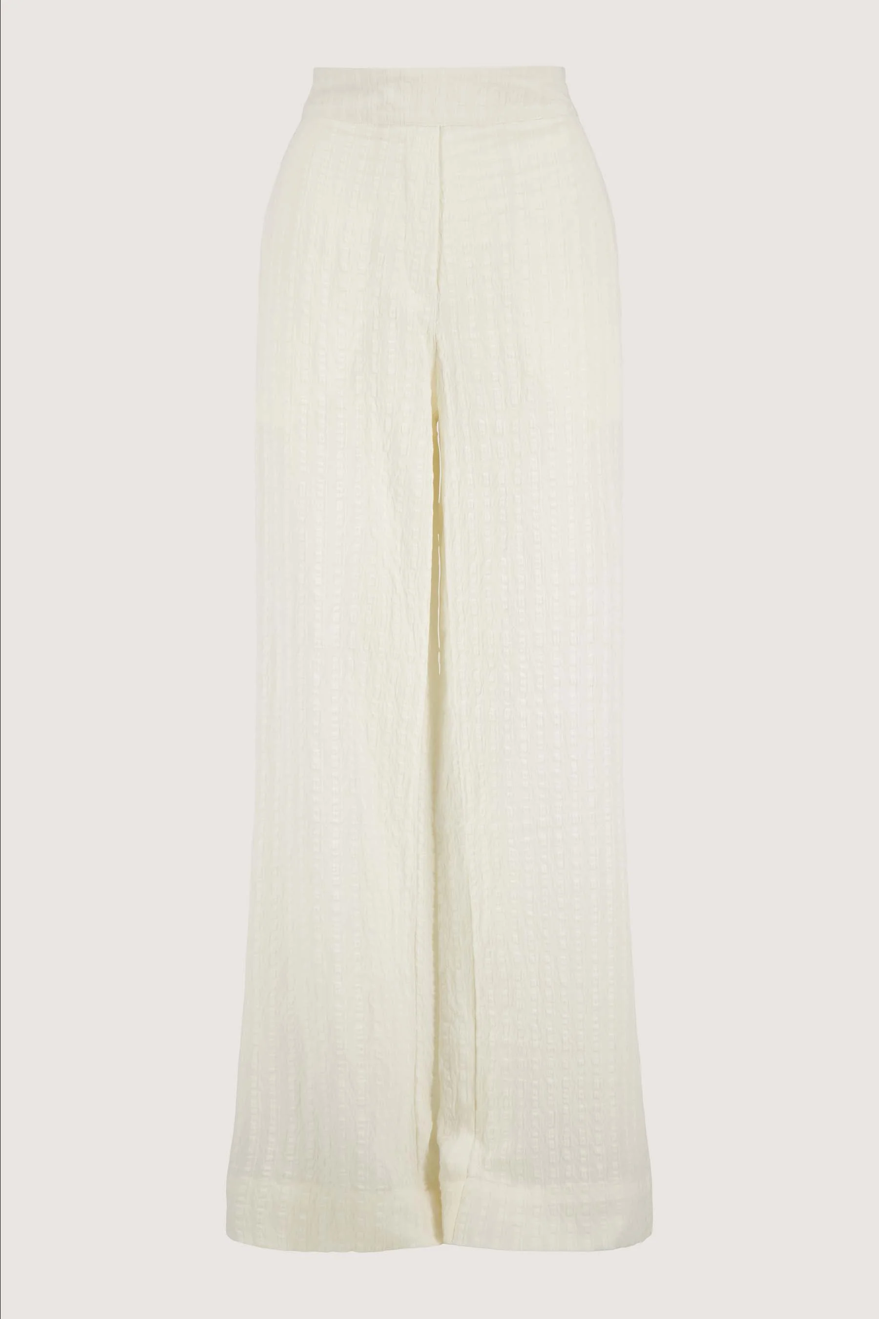 seersucker streep broek | off white - Image 5