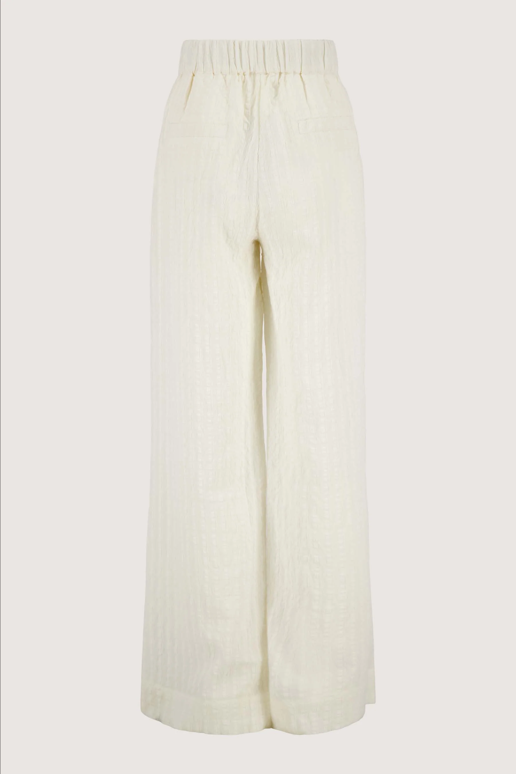 seersucker streep broek | off white - Image 6