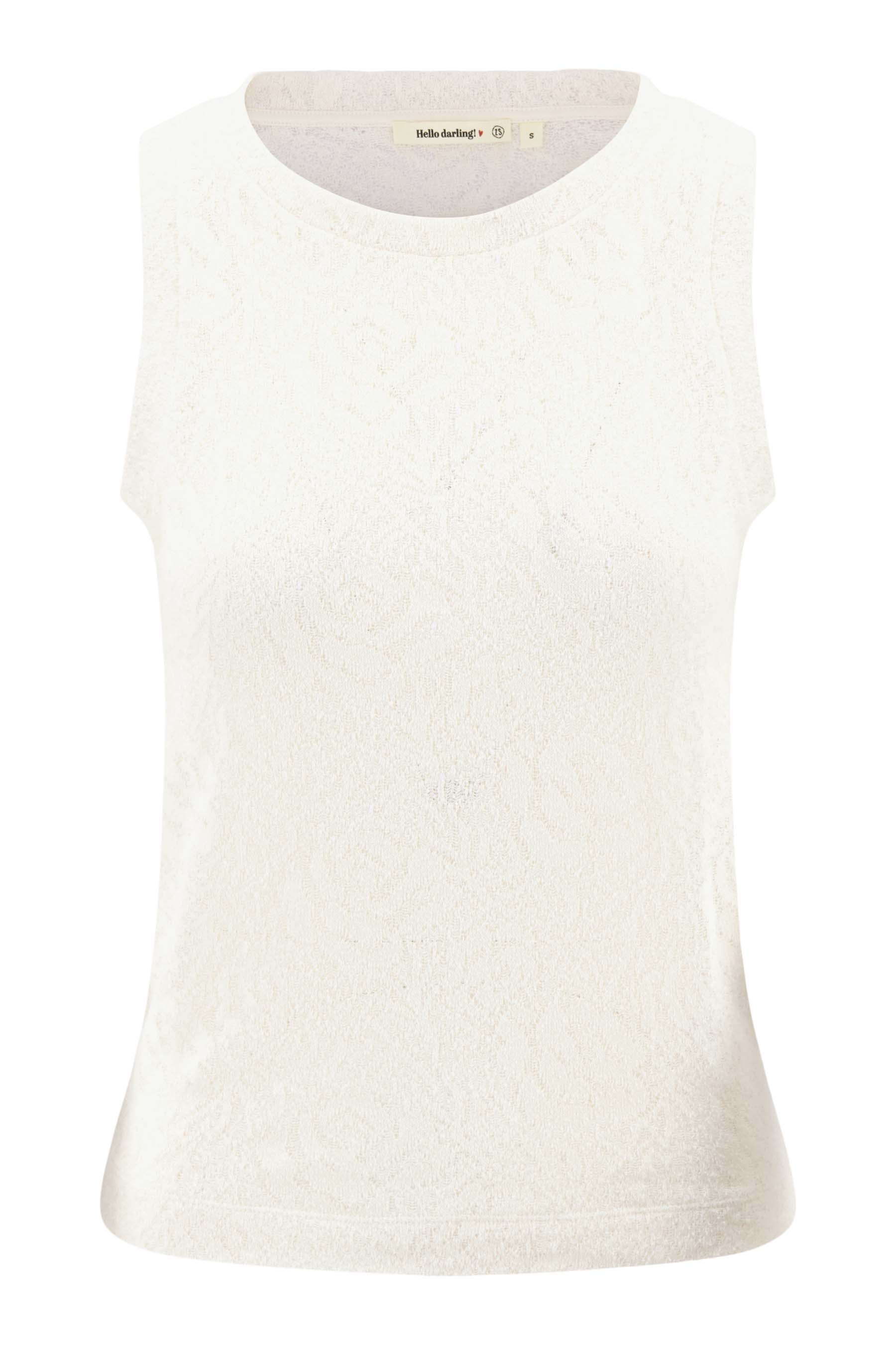 singlet in stretch kant | off white - Image 3