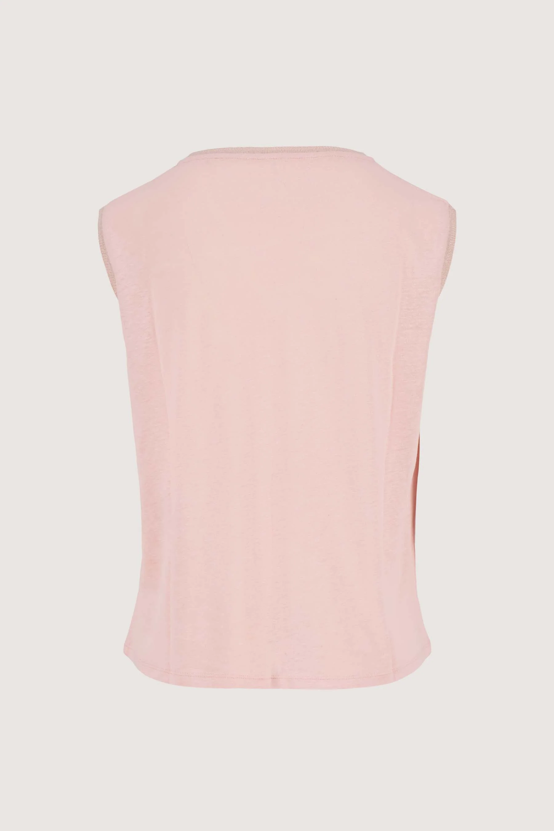 singlet  met lurex boord | soft pink - Image 4