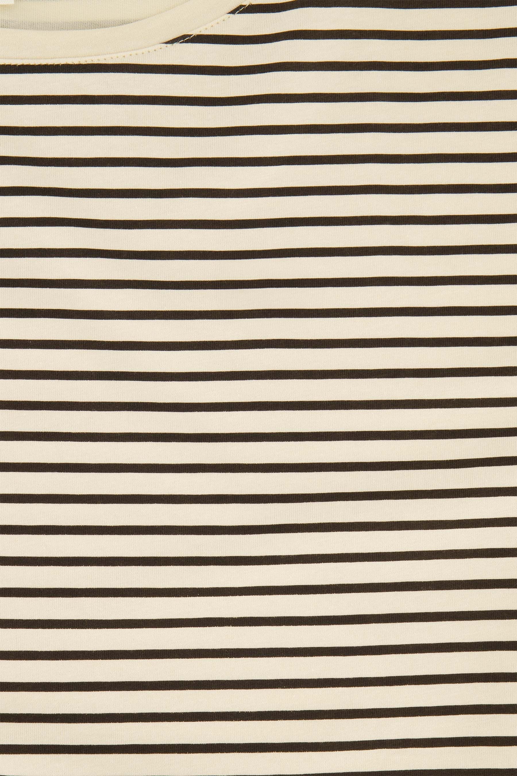 streep shirt lange mouw | zand - Image 4