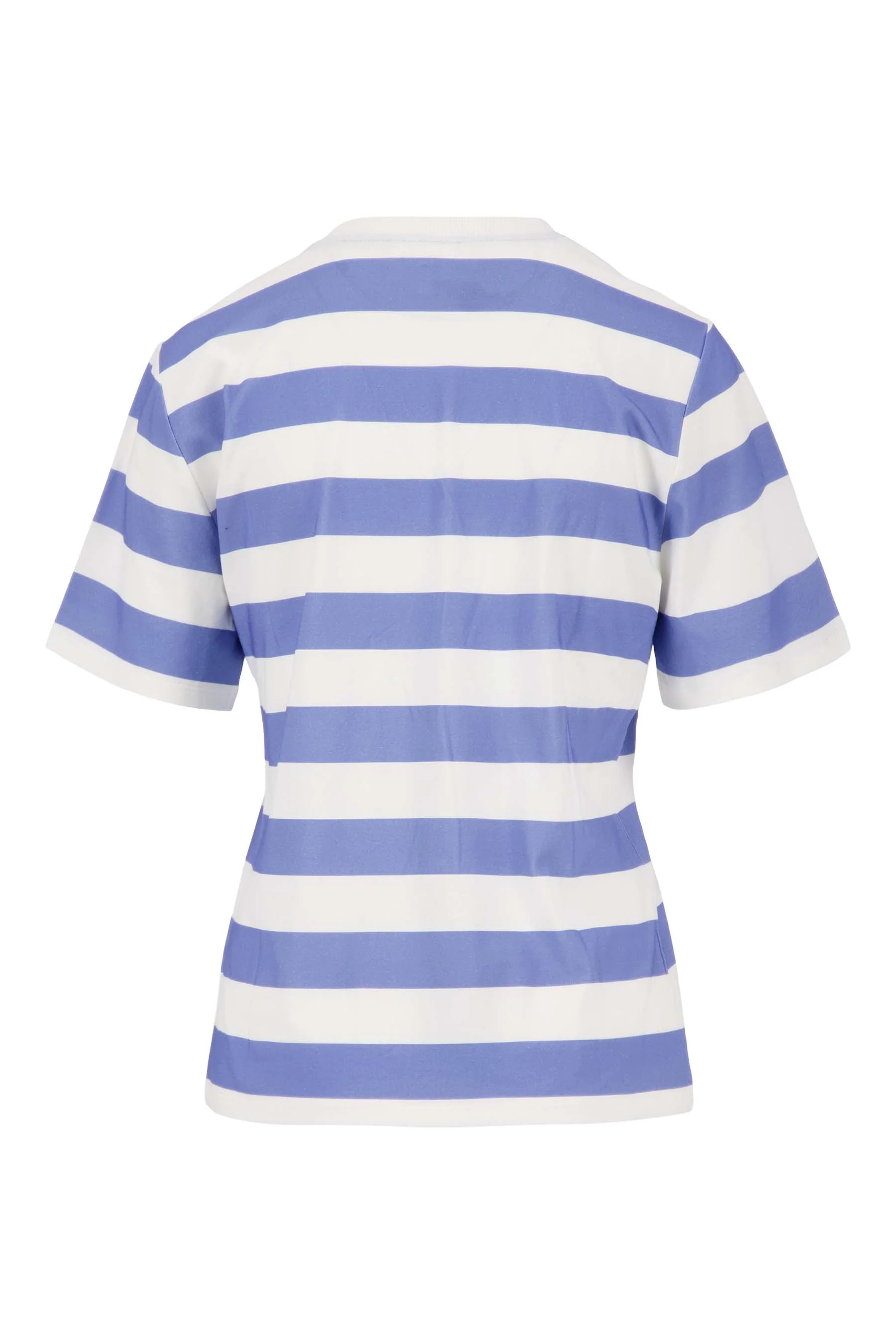 streep t-shirt | lavenderblauw / white - Image 4