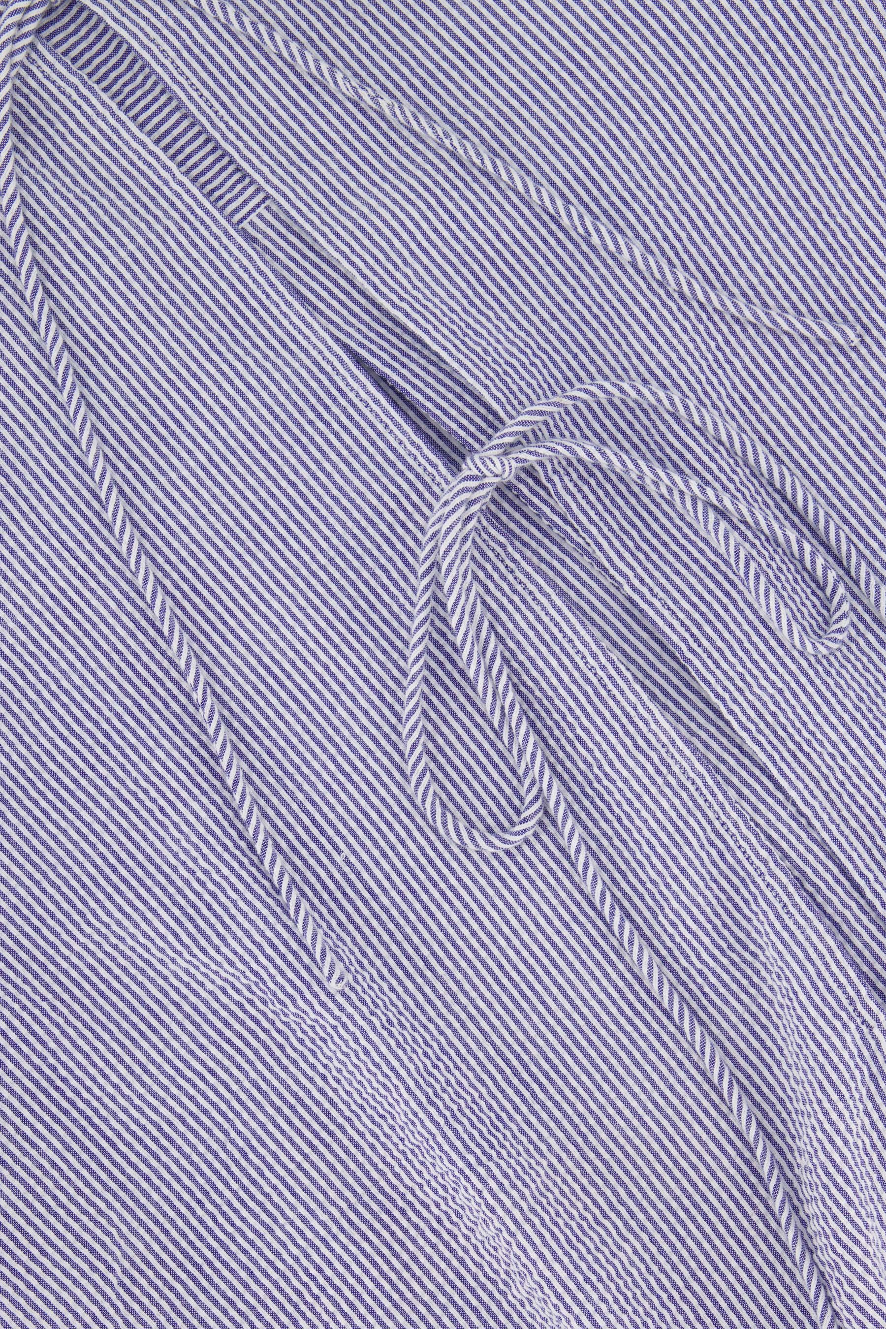 strik blousejasje gestreept | wit / donkerblauw - Image 6