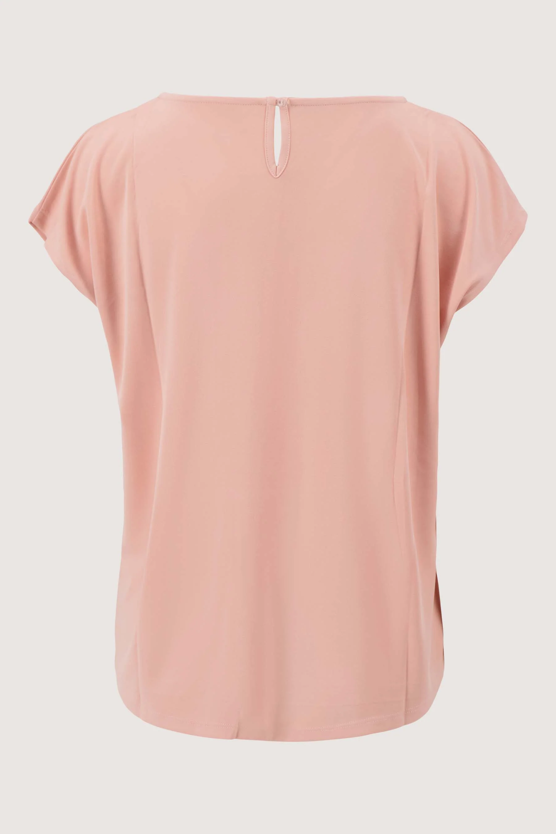 top met boothals met borduur | light pink - Image 4