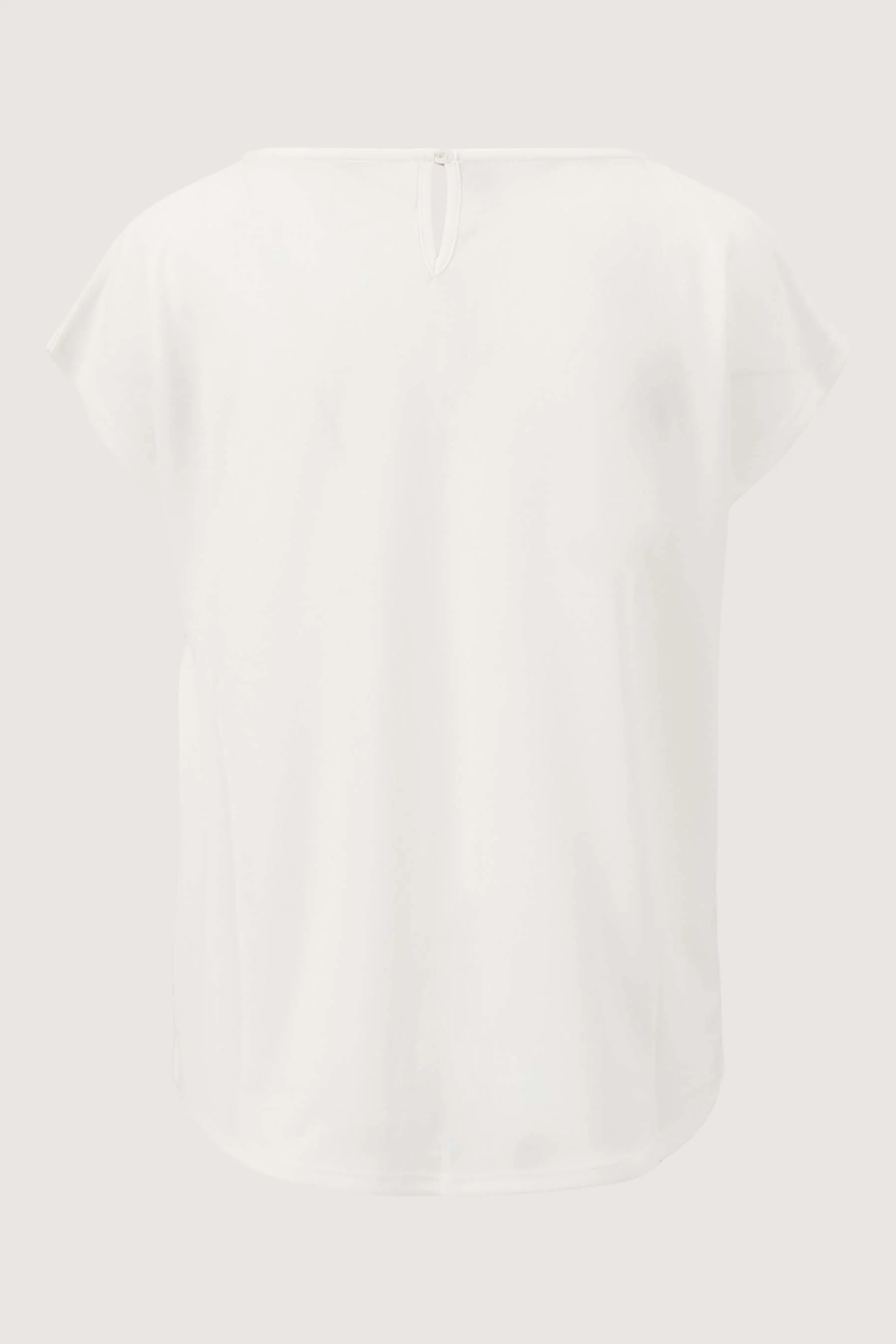 top met boothals met borduur | off white - Image 5