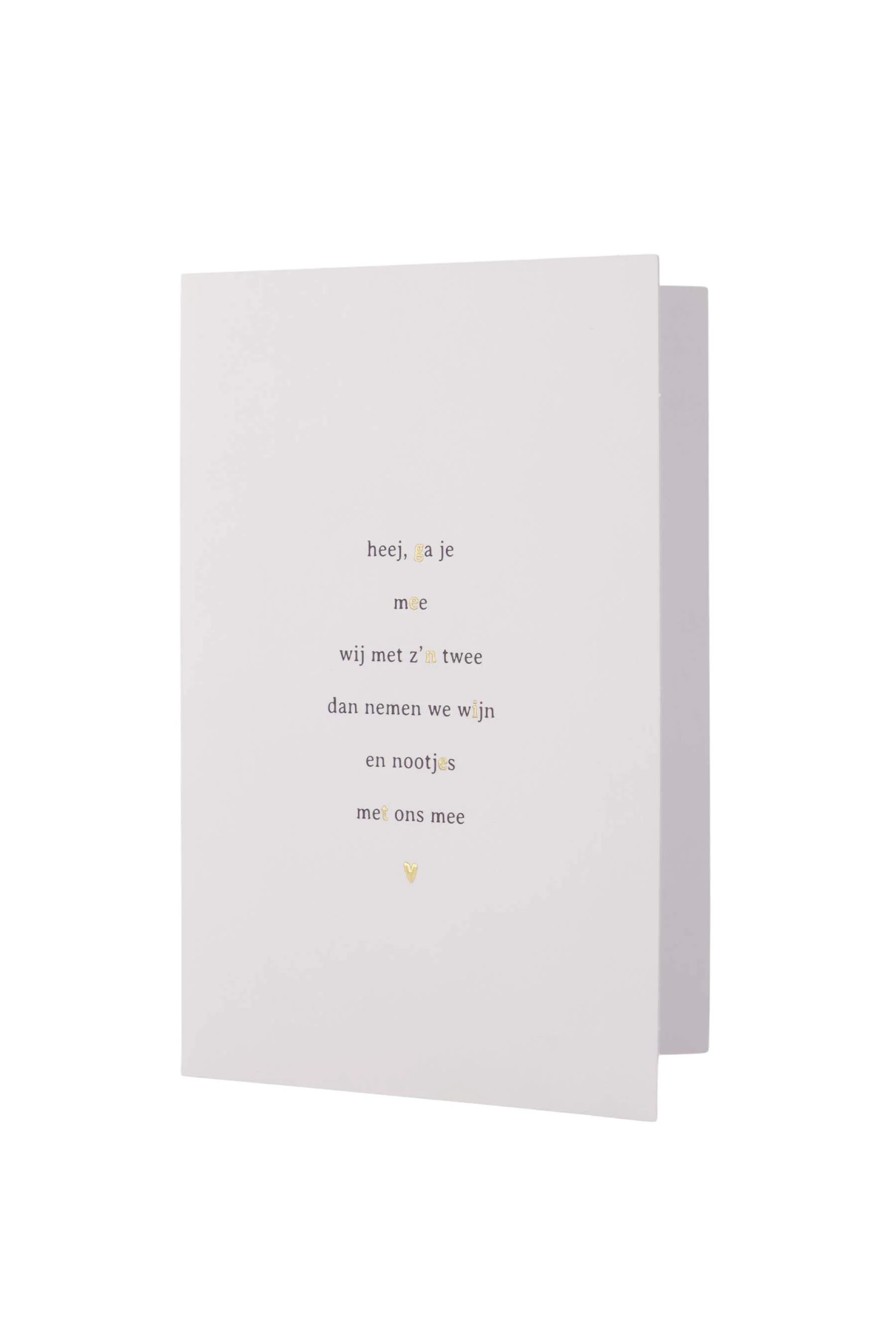 Wenskaart Geniet | white