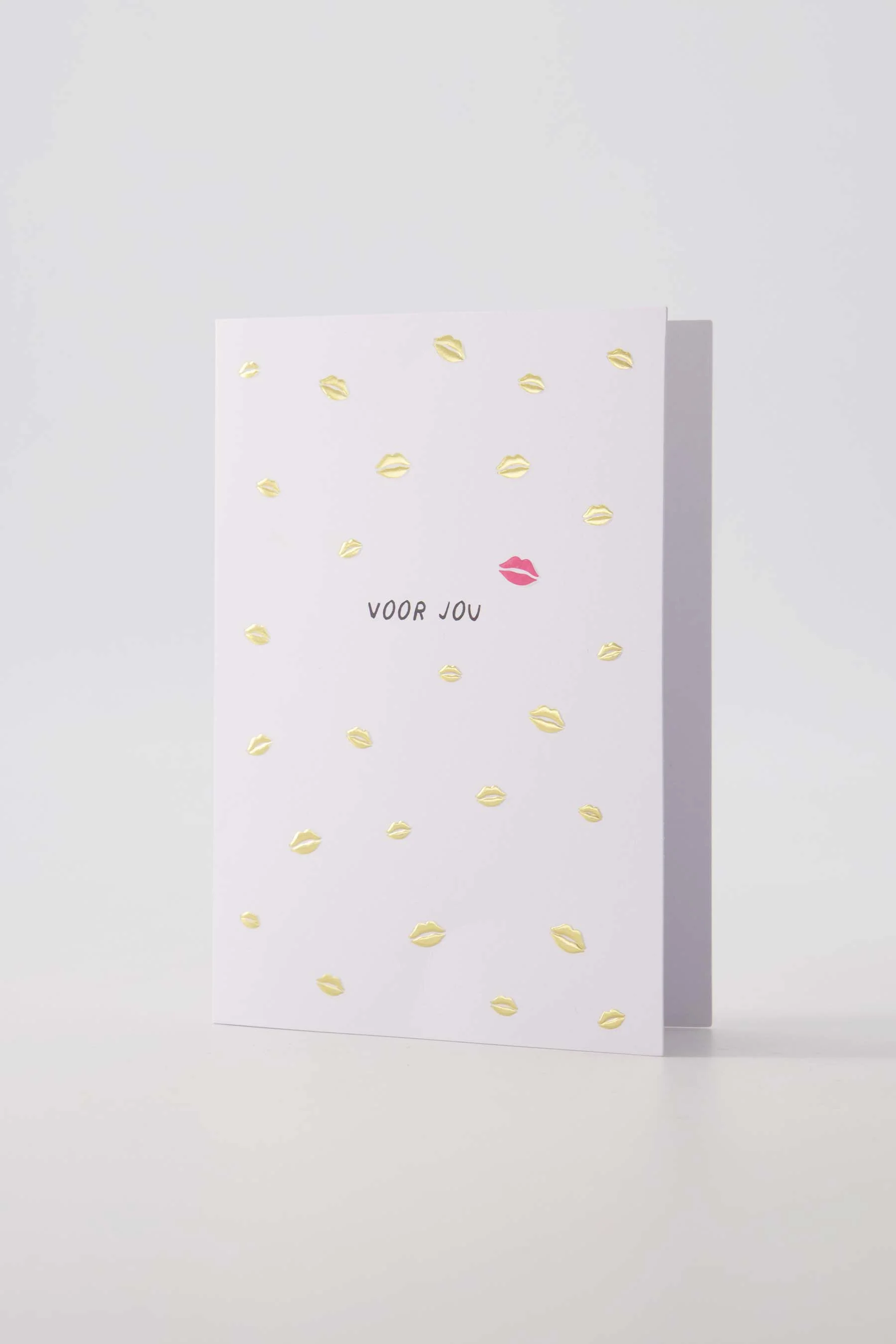 wenskaart voor jou wit/goud | geel / grijs / blauw