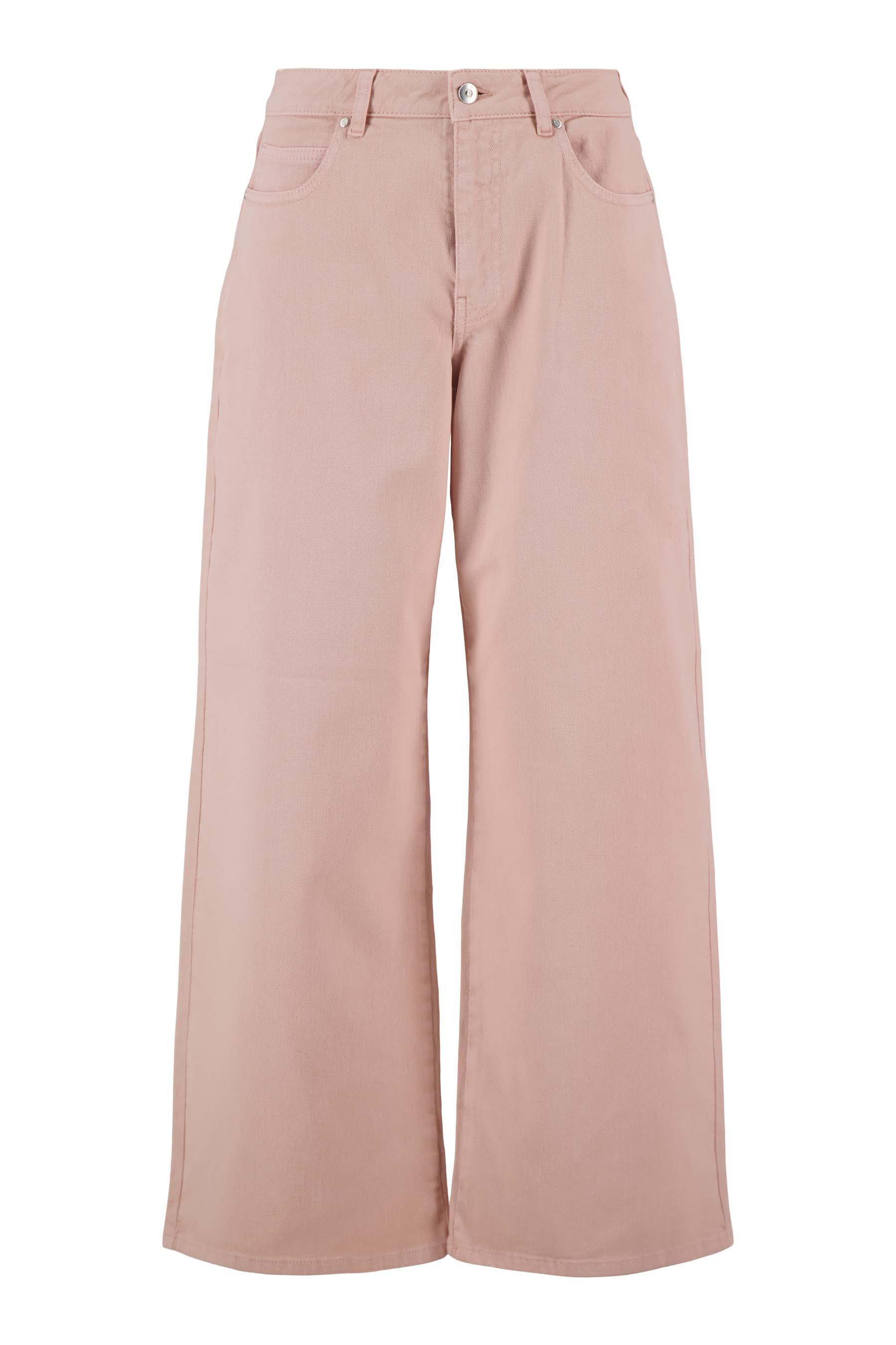wideleg jeans gekleurd | light pink - Image 7