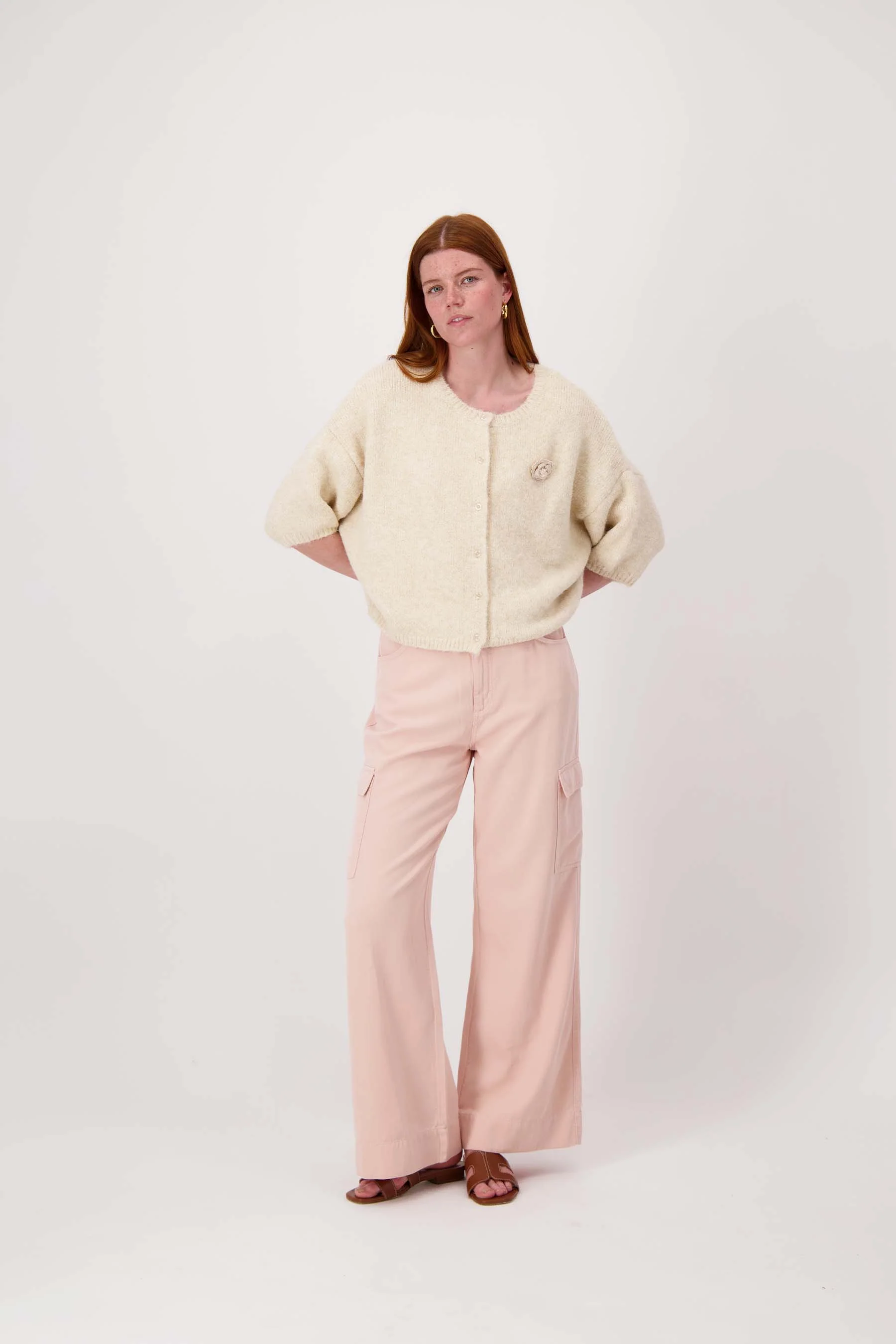 zacht basis vest met vleermuis mouwen en broche | kit - Image 3