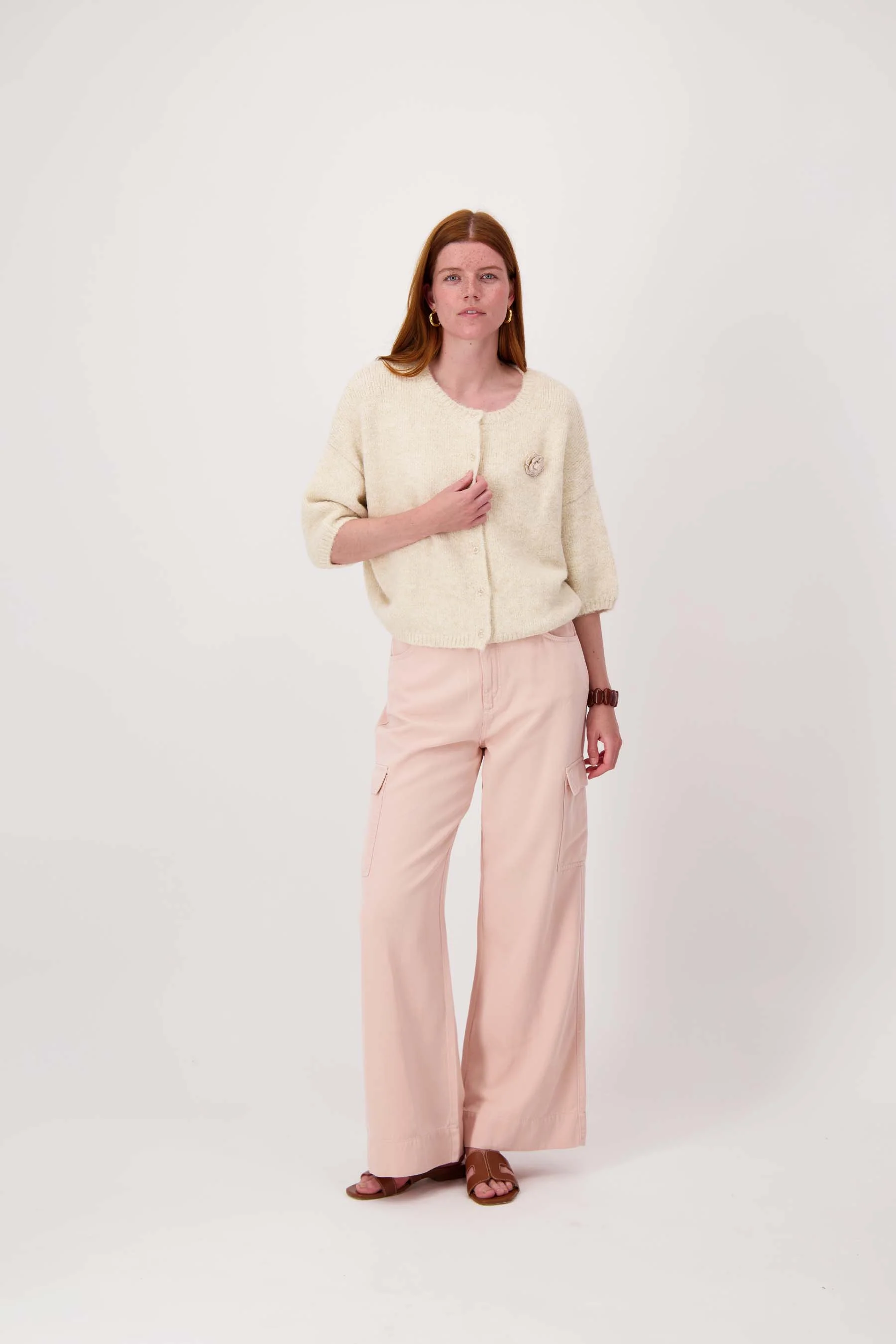 zacht basis vest met vleermuis mouwen en broche | kit - Image 4