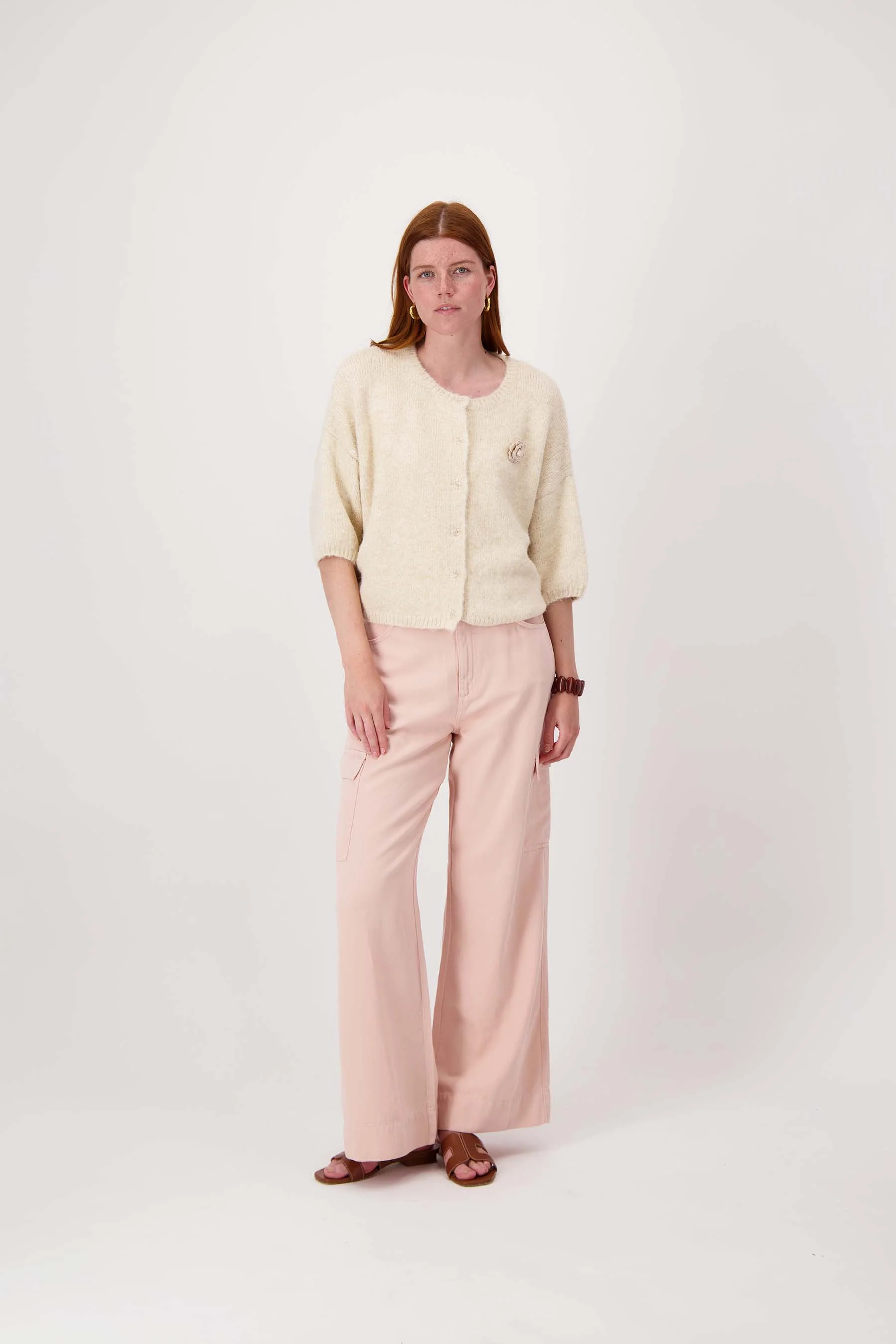 zacht basis vest met vleermuis mouwen en broche | kit - Image 5