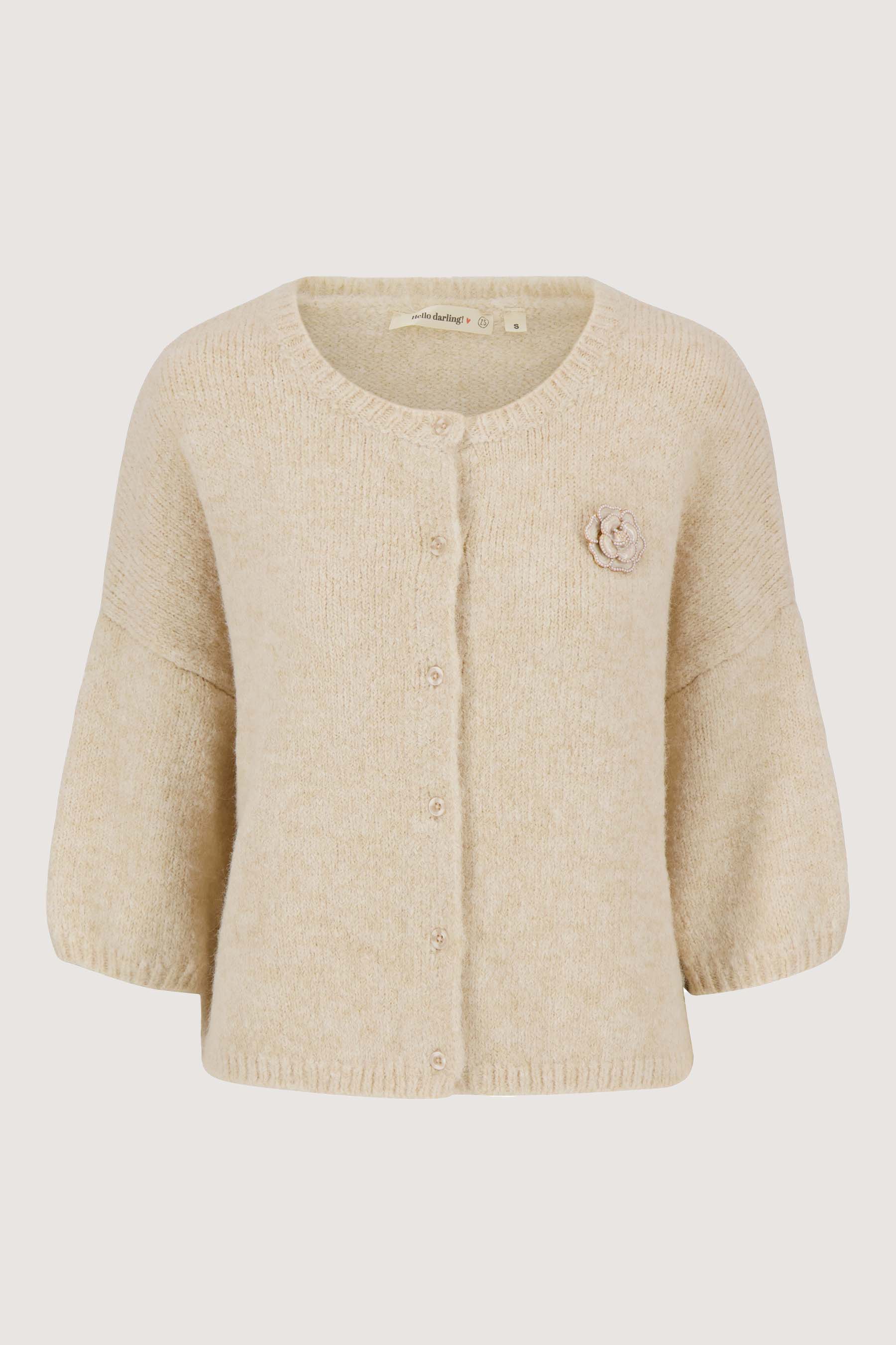 zacht basis vest met vleermuis mouwen en broche | kit - Image 6